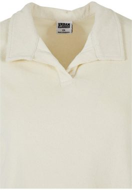 URBAN CLASSICS Kurzarmshirt Urban Classics Damen Ladies Towel Polo Tee (1-tlg)