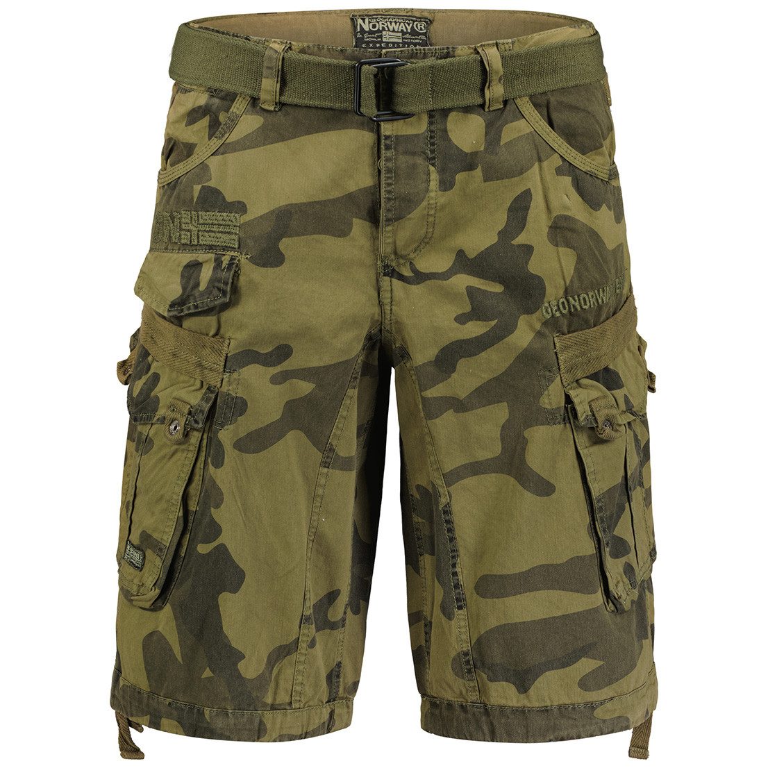 Geographical Norway Cargobermudas Geographical Norway Herren Bermuda 1043 M Khaki / Camo