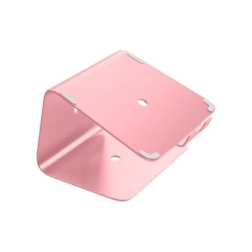 SLABO Notebookhalterung Laptopständer für MacBook / MacBook Air / MacBook Pro / alle Notebooks / Laptops "Aluminium" - ROSÉGOLD / ROSA Laptop-Ständer