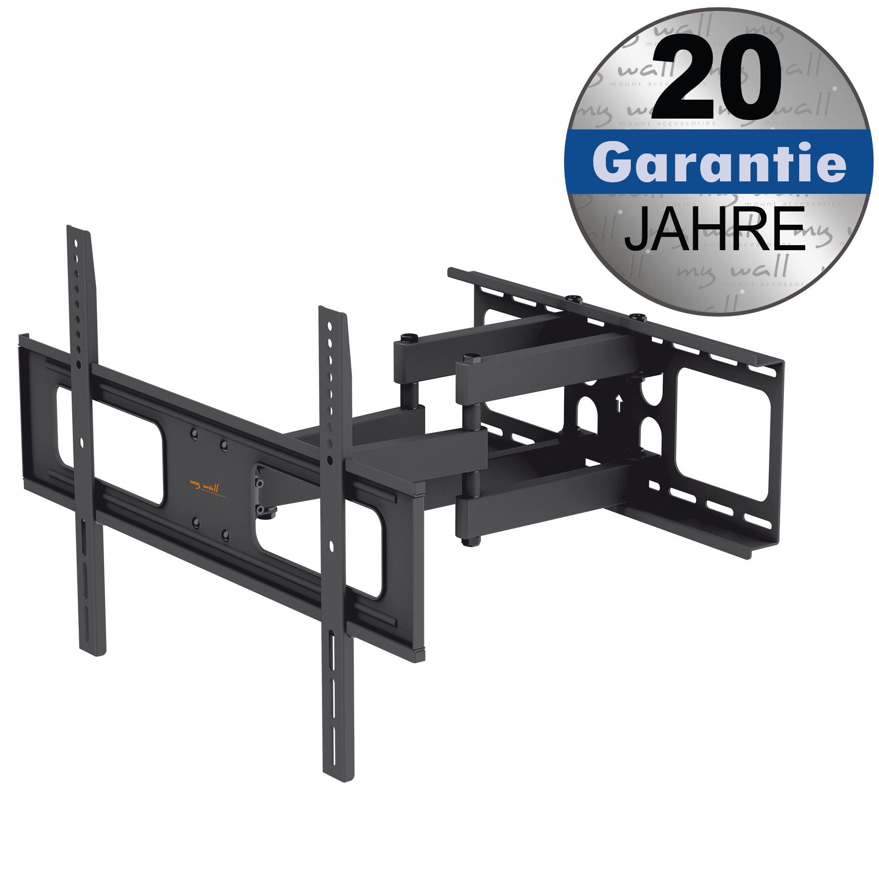 my wall TV-Wandhalterung HF20L, (bis 86 Zoll, Vollbeweglicher Wandhalter für Flachbildschirme)