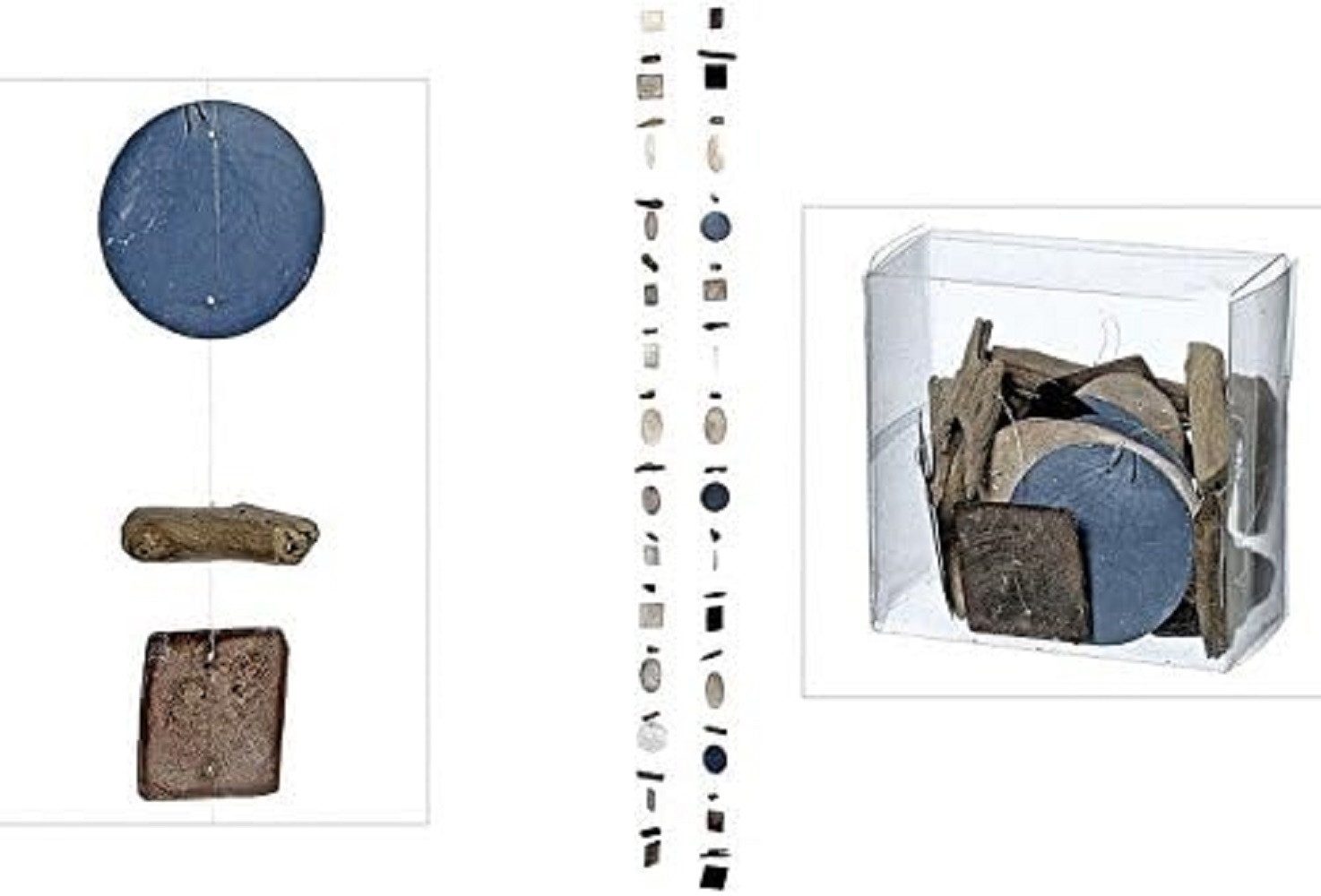 BOLTZE GRUPPE GmbH Hängedekoration Capiz-Girlande Holz Länge 1,10