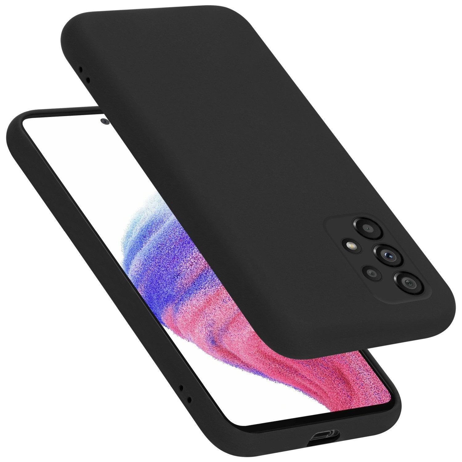 Cadorabo Handyhülle für Samsung Galaxy A53 5G Hülle Samsung Galaxy A53 5G, Flexible Hülle TPU Silikon Schutzhülle Back Cover Case