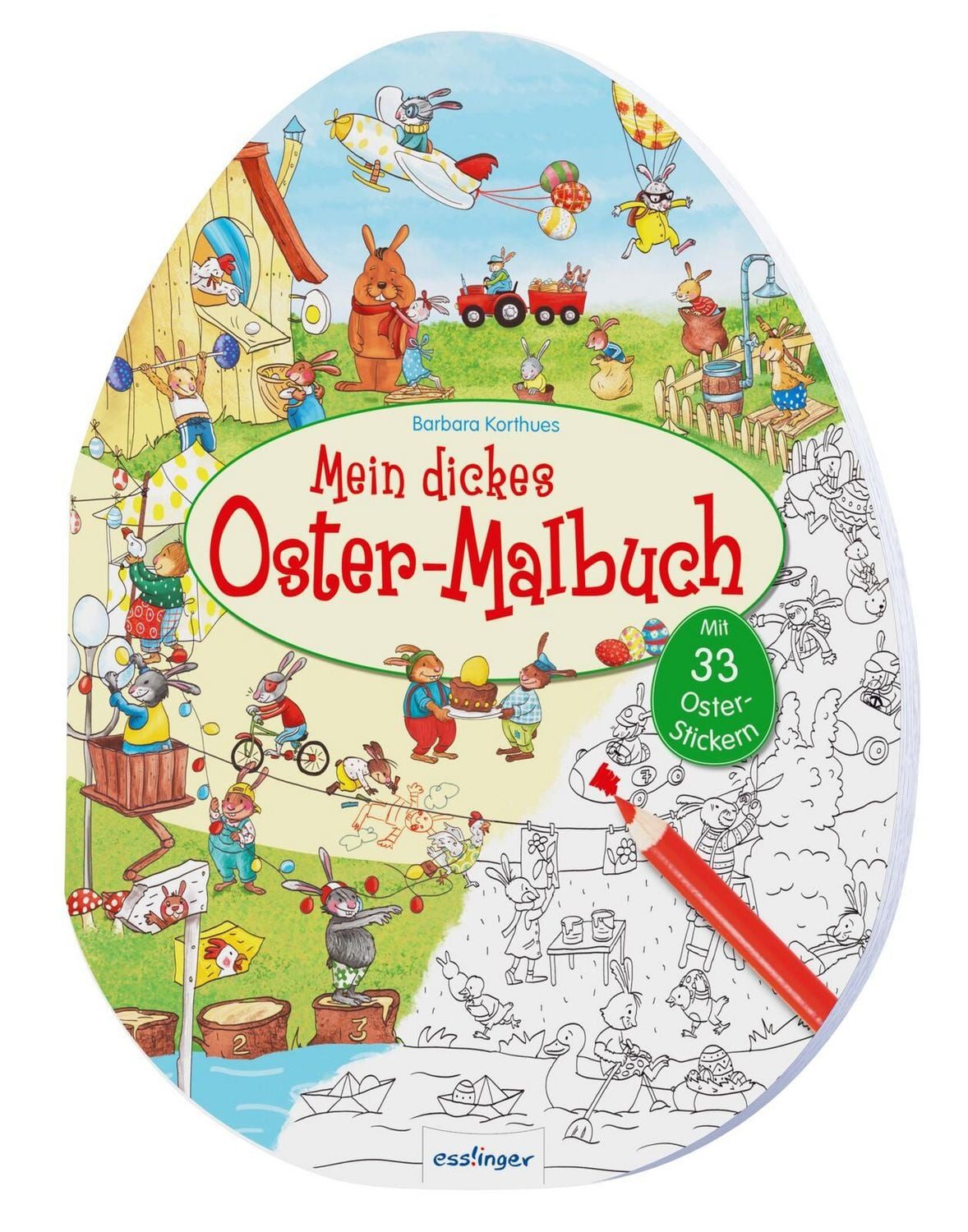 Mein dickes Oster-Malbuch / diverse