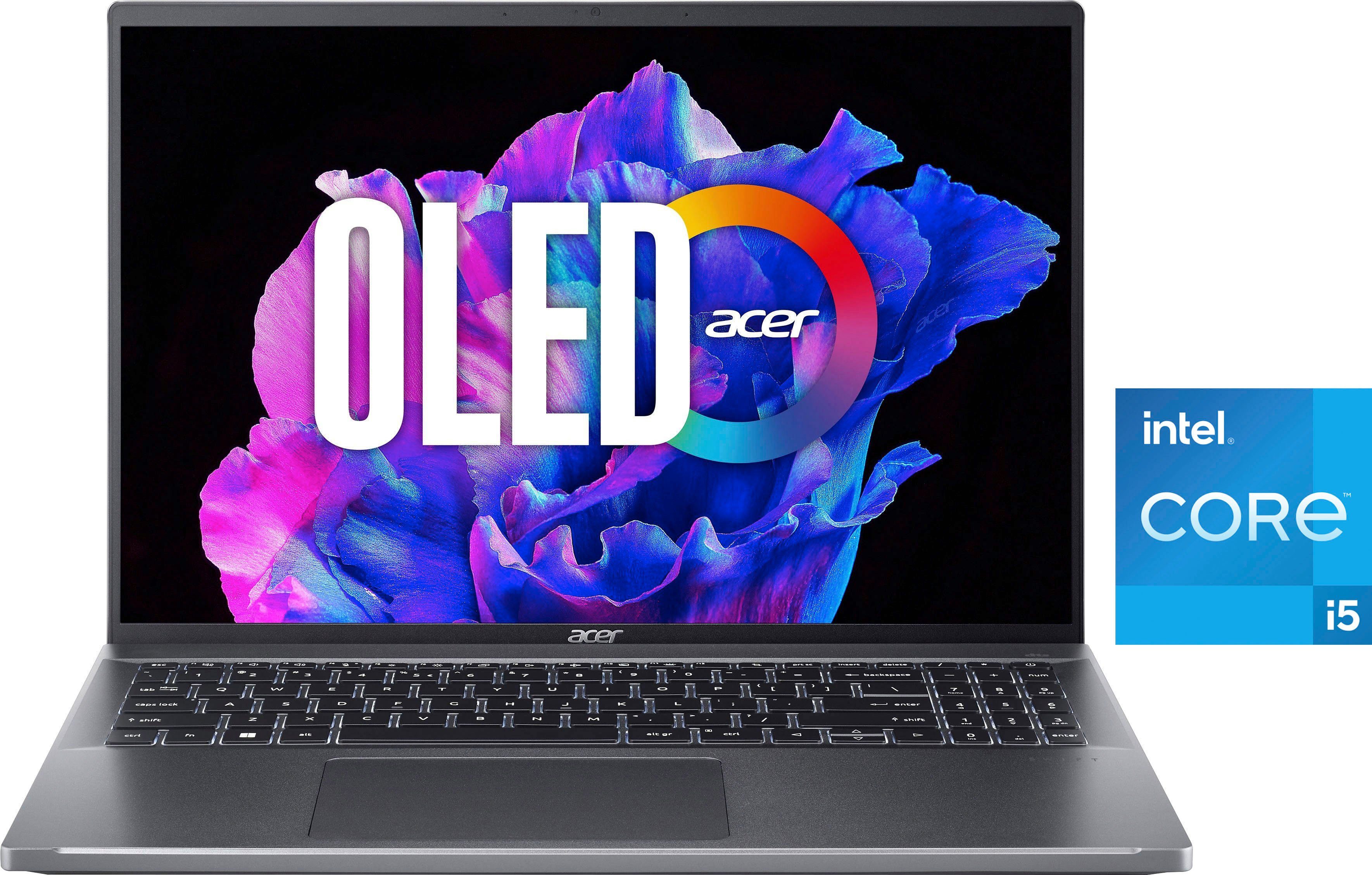 Acer SFG16-71-58NT Notebook Xe Iris GB Core Intel SSD) cm/16 i5 1000 Zoll, (40,64 1335U, Graphics