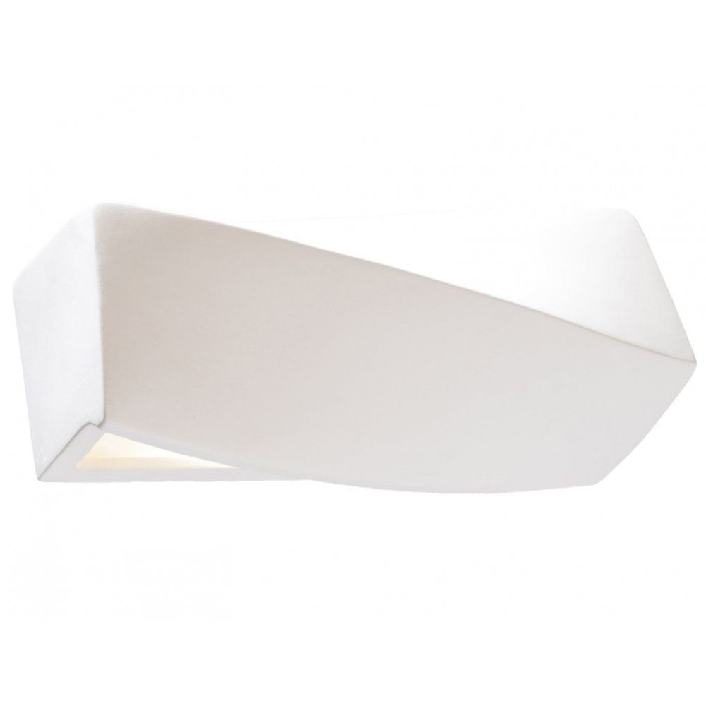SOLLUX lighting Deckenleuchte Wandlampe Wandleuchte Keramik SIGMA MINI, 1x E27, ca. 35x16x12 cm