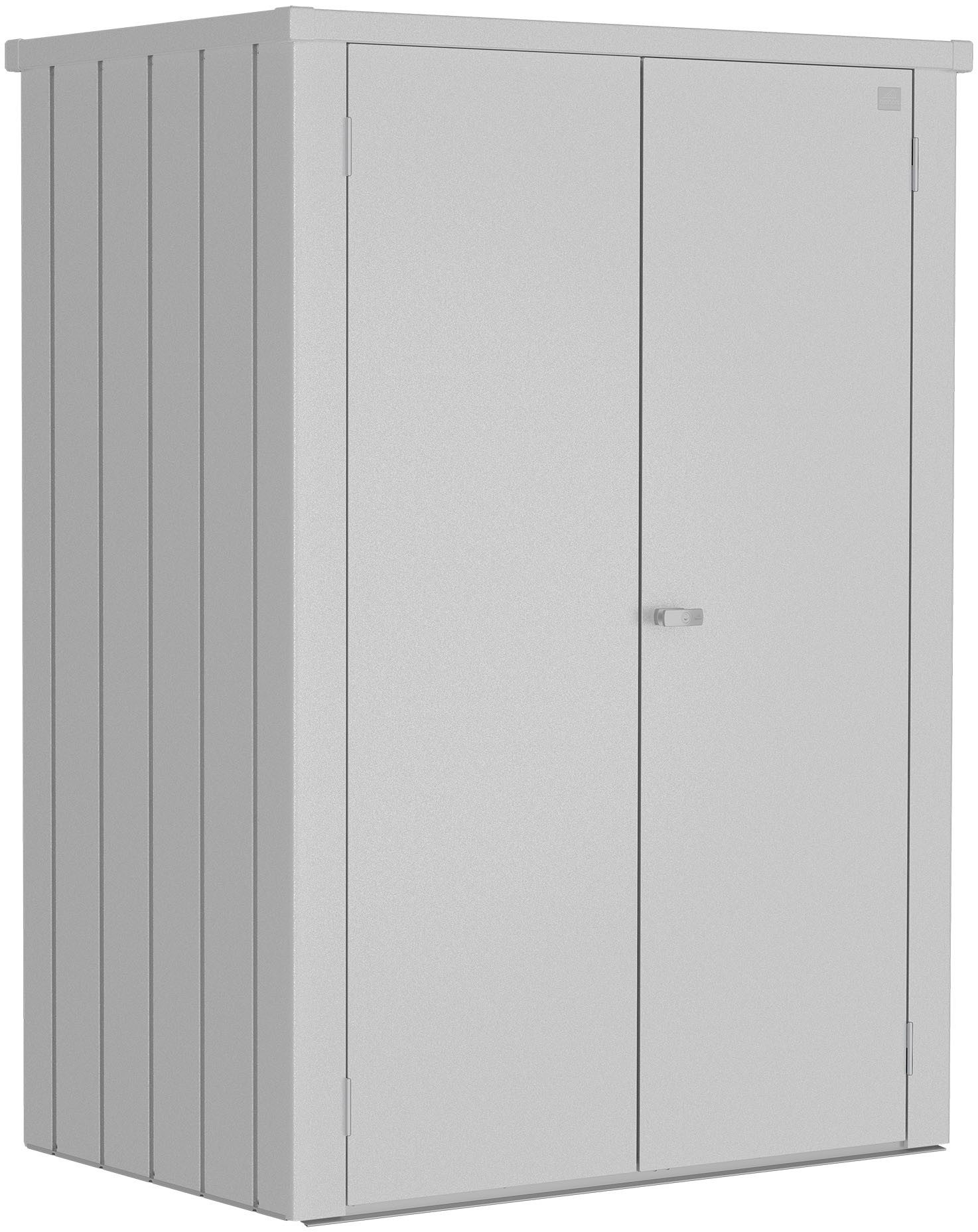 Biohort Mehrzweckschrank Romeo Gr. L high verschiedene Farben 132x87x181 cm, der ideale Terrassenschrank aus Metall