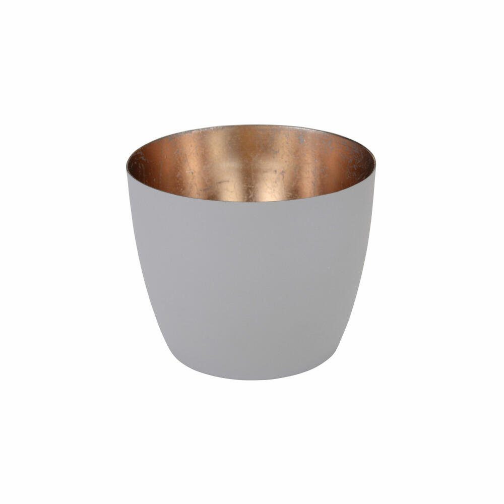 Giftcompany Windlicht Madras M Sandstone / Gold 8.5 cm