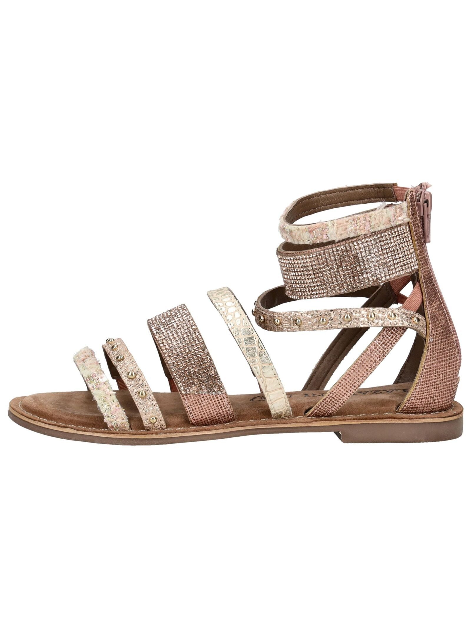 Lazamani Sandalen Leder Schaftsandalette günstig online kaufen