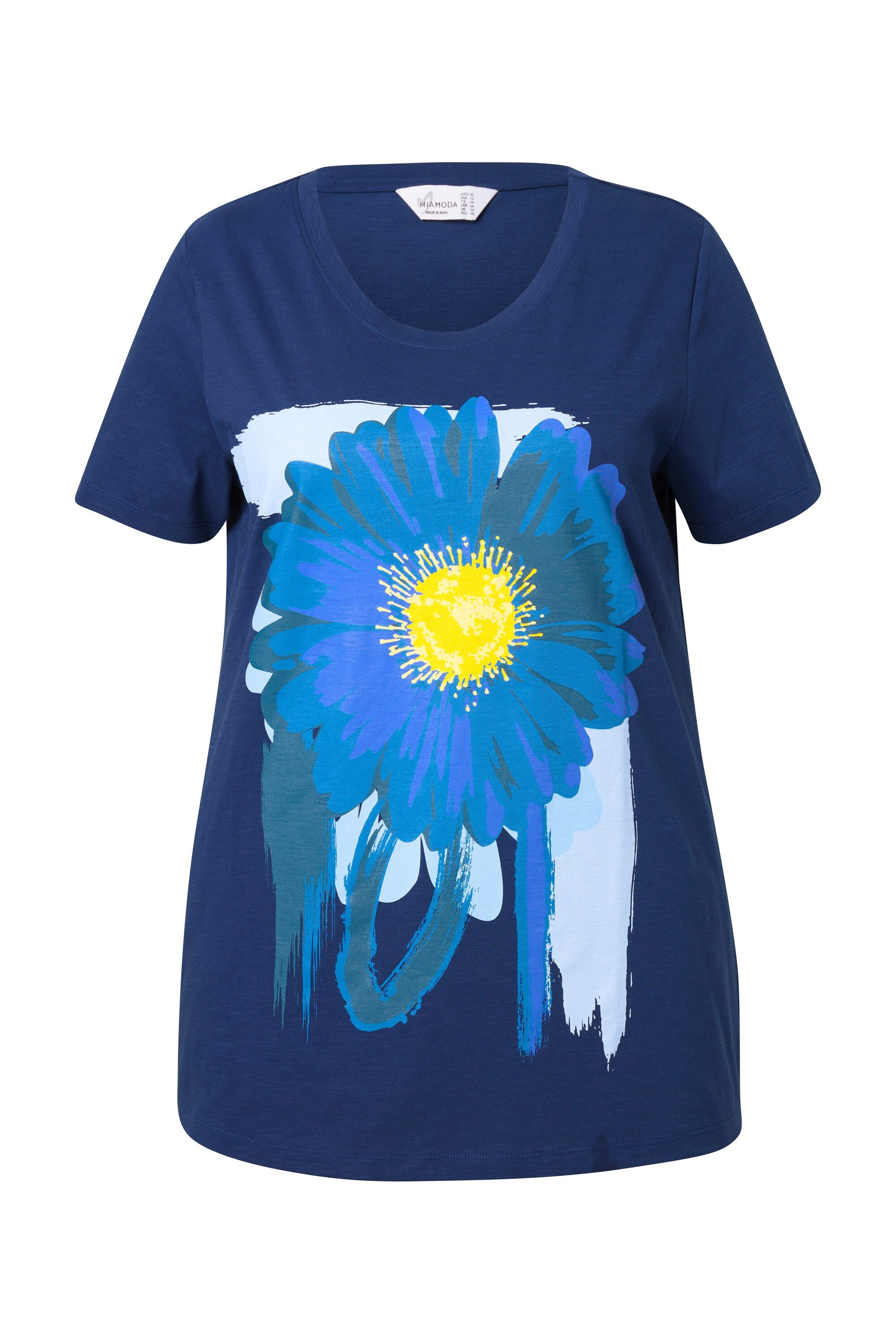 MIAMODA T-Shirt T-Shirt Blüten-Motiv günstig online kaufen