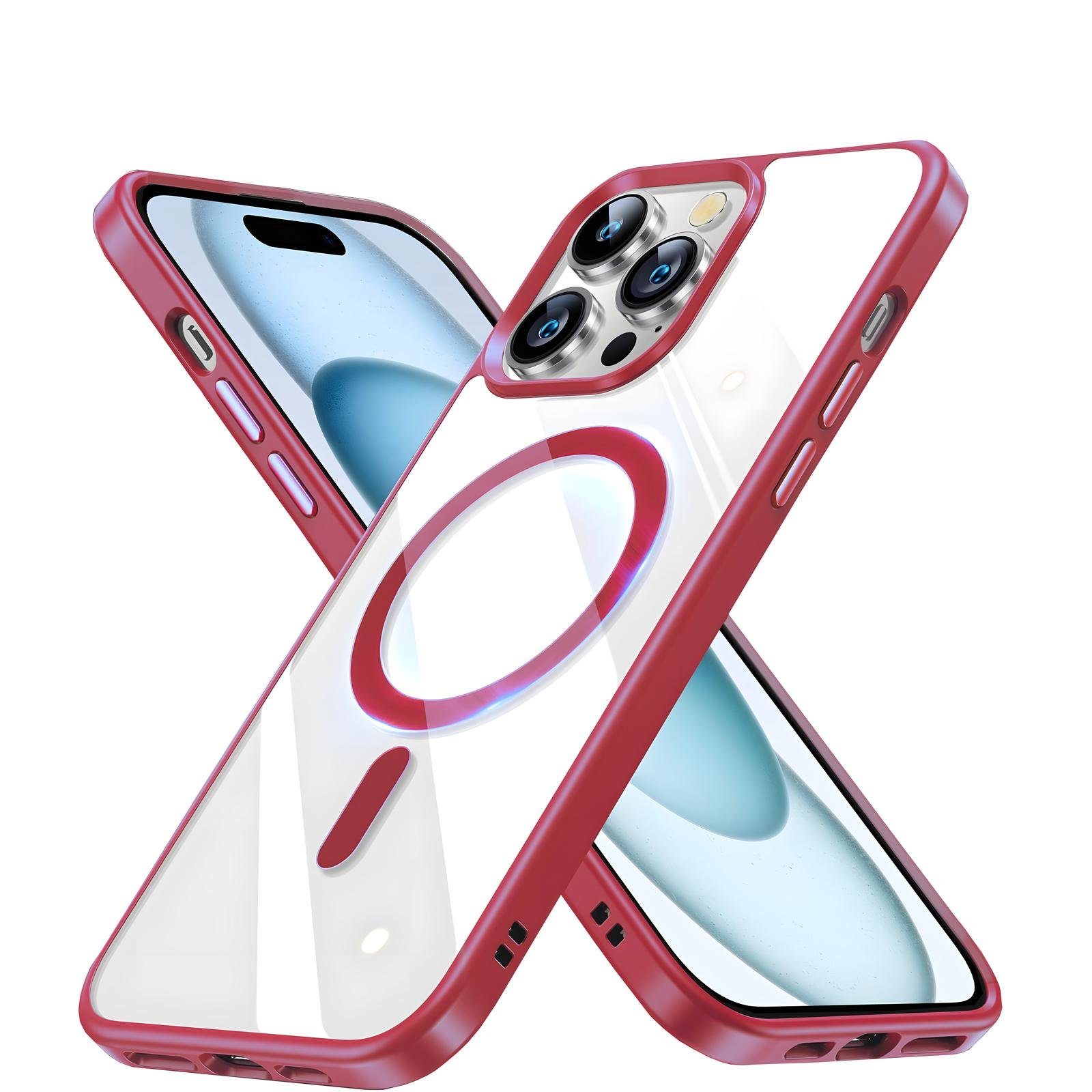 Numerva Handyhülle Handy Hülle für Apple iPhone 12 Mini / 13 Mini, Magsafe Handy Schutzhülle Bumper Rückcover Case