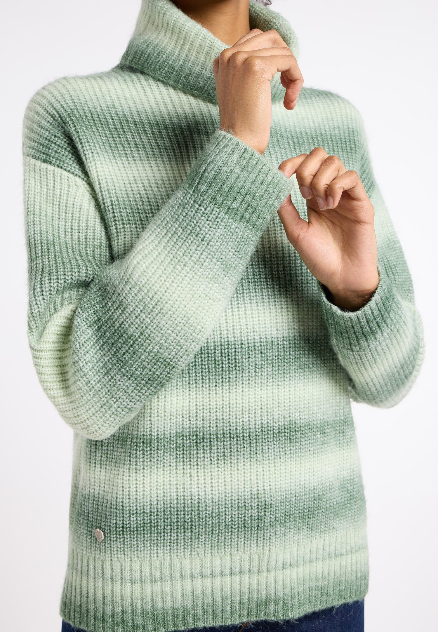 Ragwear Rollkragenpullover SAFINA mit bunt gestreiftem günstig online kaufen