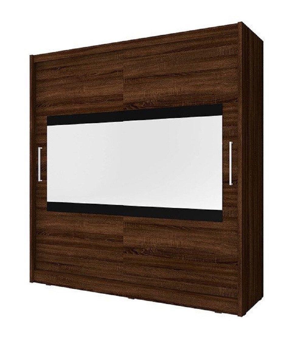 Xlmoebel Schwebetürenschrank Vielseitiger Regal-Schrank in modernem Design aus Holz (Schrank) Hergestellt in Europa