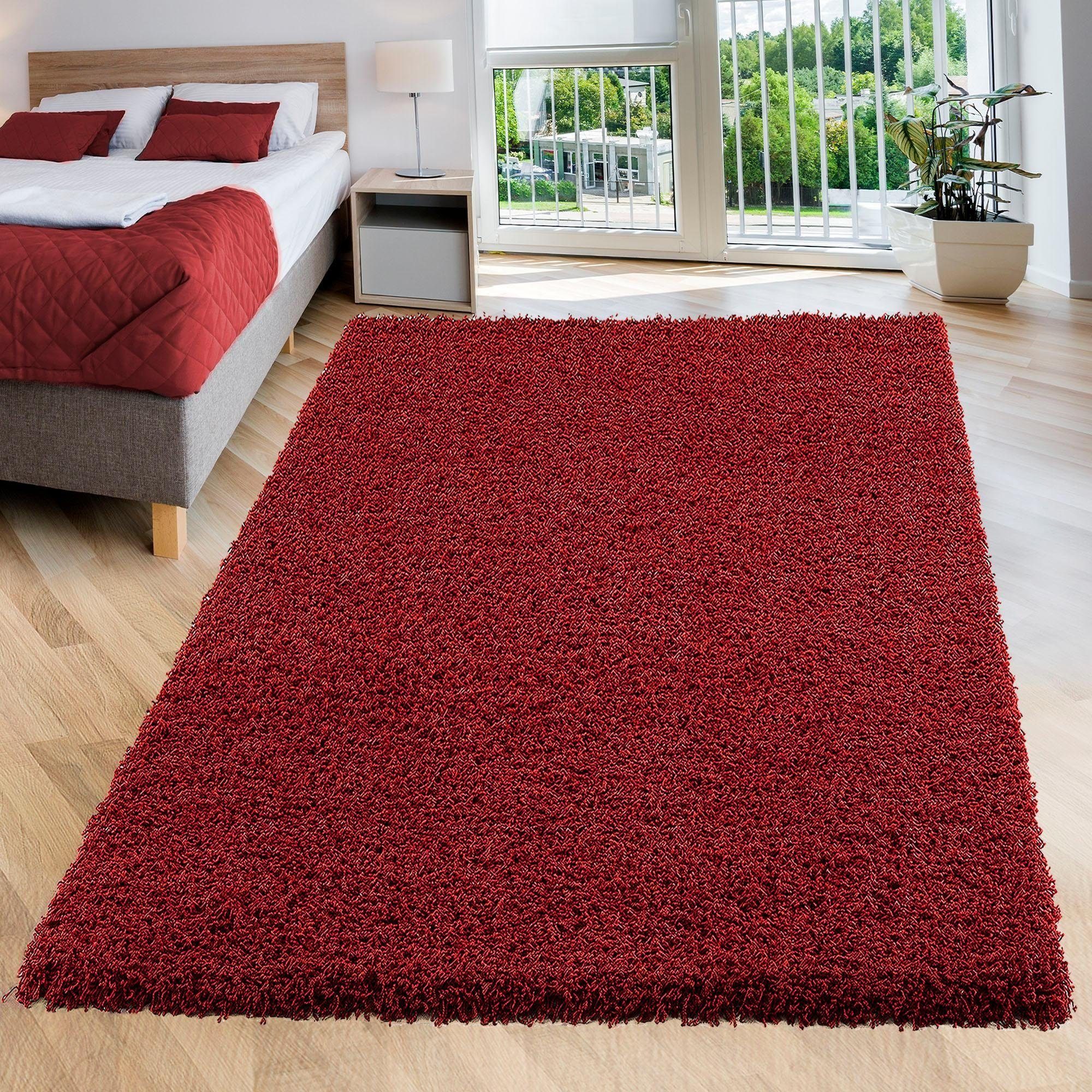 Sanat Hochflor-Teppich "LOCA" rechteckig 30 Höhe Wohnzimmer, Langflor, Shag günstig online kaufen