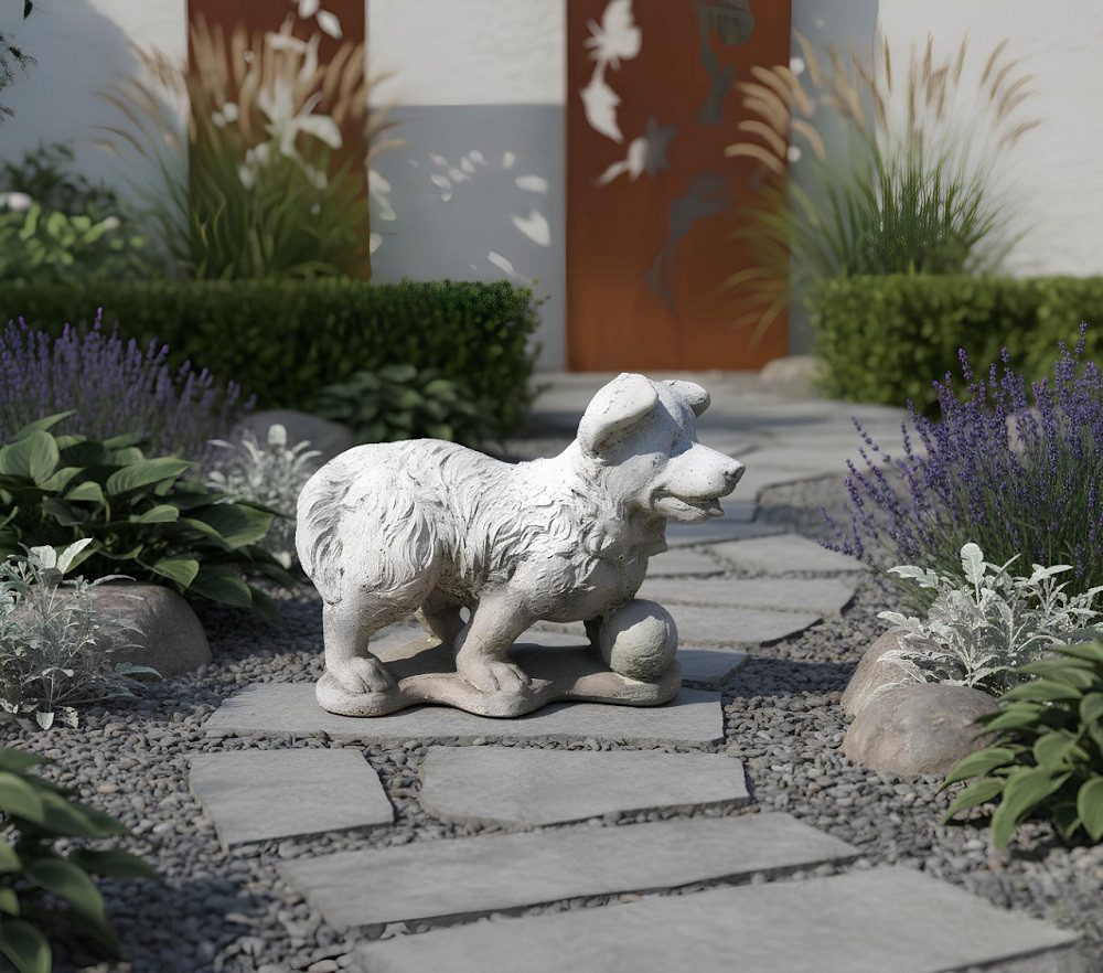 JVmoebel Tierfigur Hunde Statue aus wetterfestem Material für Garten und Innenbereich (1 St., Skulptur), Made in Europa