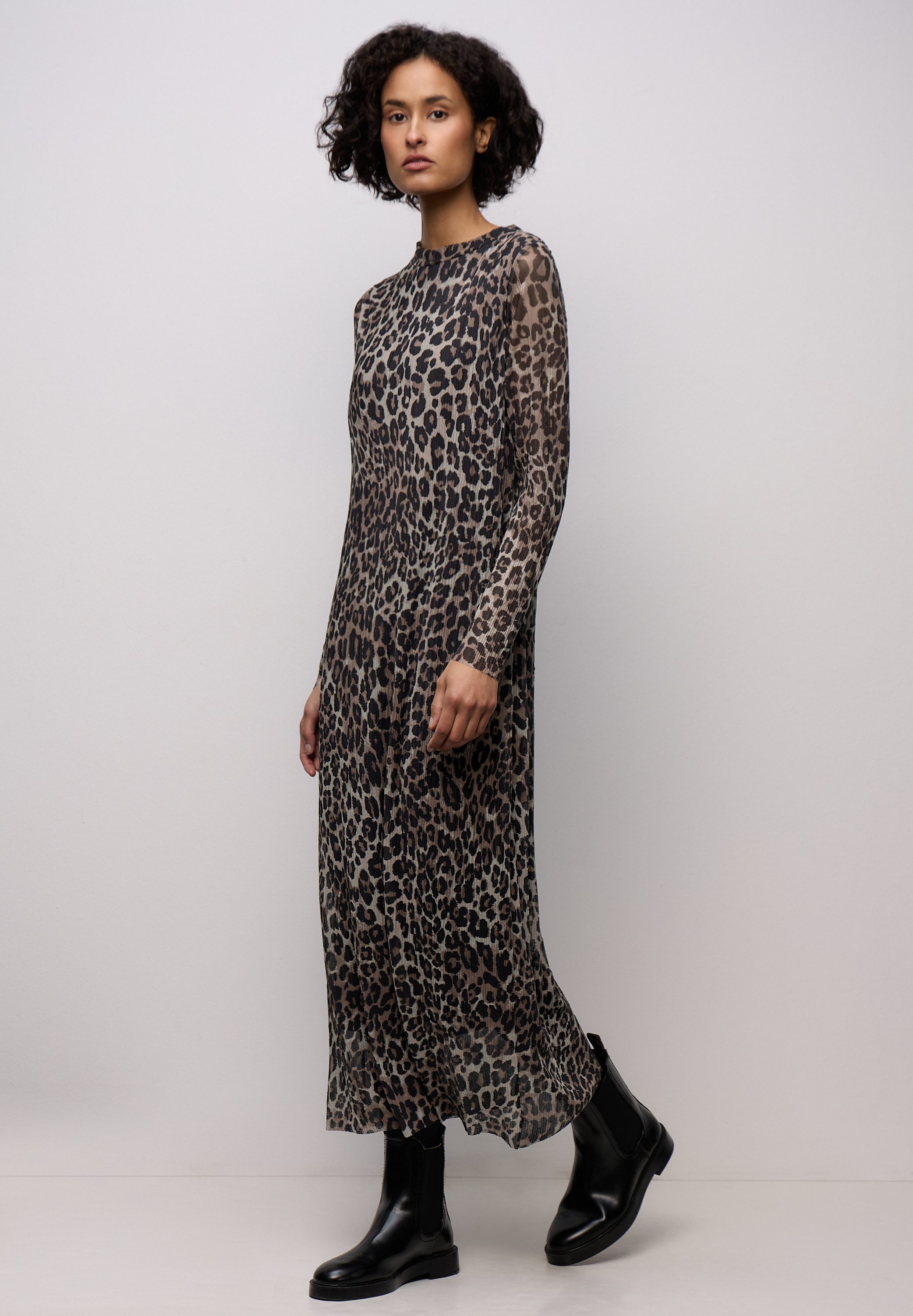 STREET ONE Midikleid mit grafischem Muster