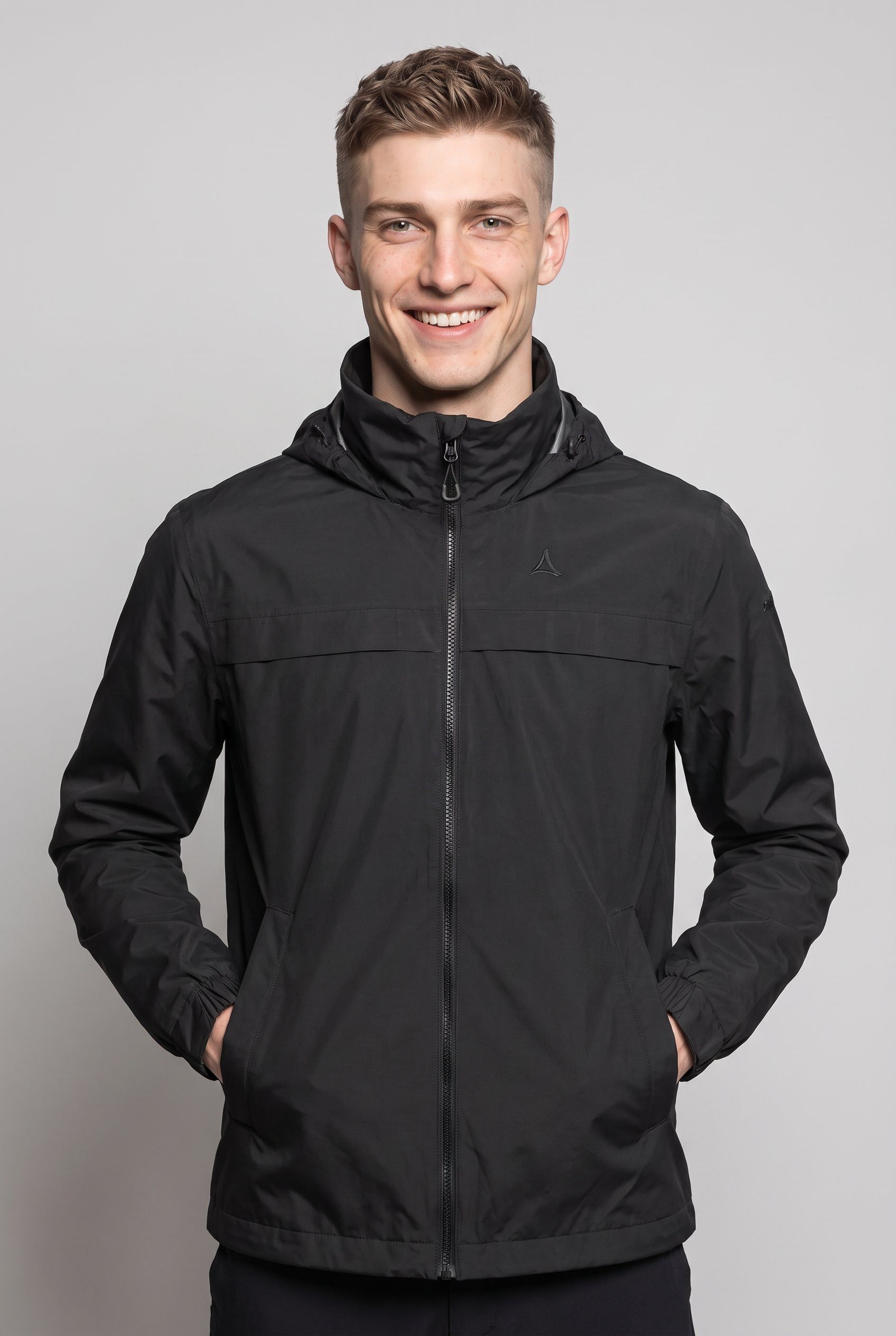 Schöffel Regenjacke Jacket Style Bohorok MNS für Trekking und Wandern, wasserdicht mit 10.000 mm Wassersäule