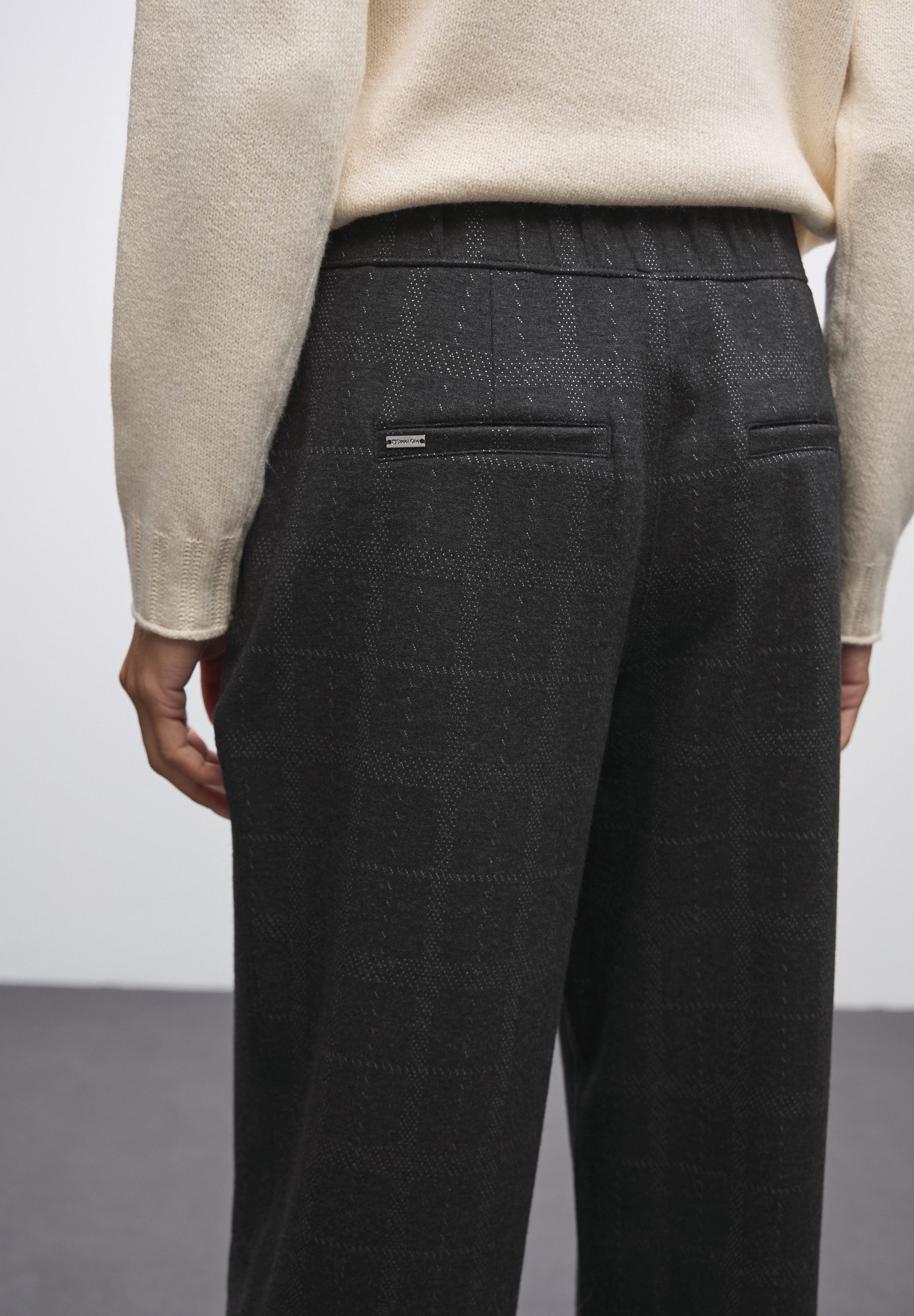 STREET ONE Webhose mit Karo Muster