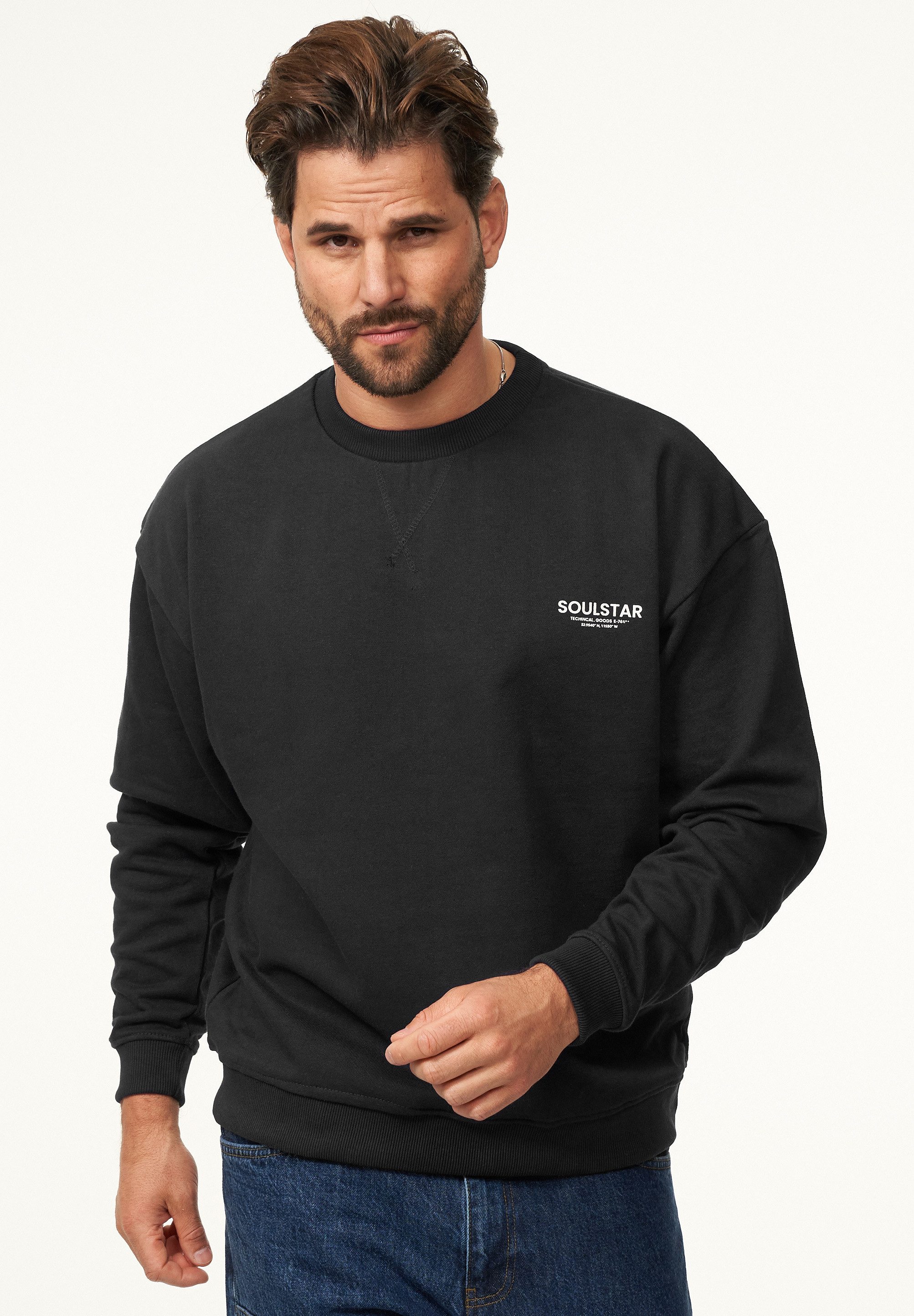 SOULSTAR Sweatshirt S2PAJU Herren Oversize Pullover günstig online kaufen