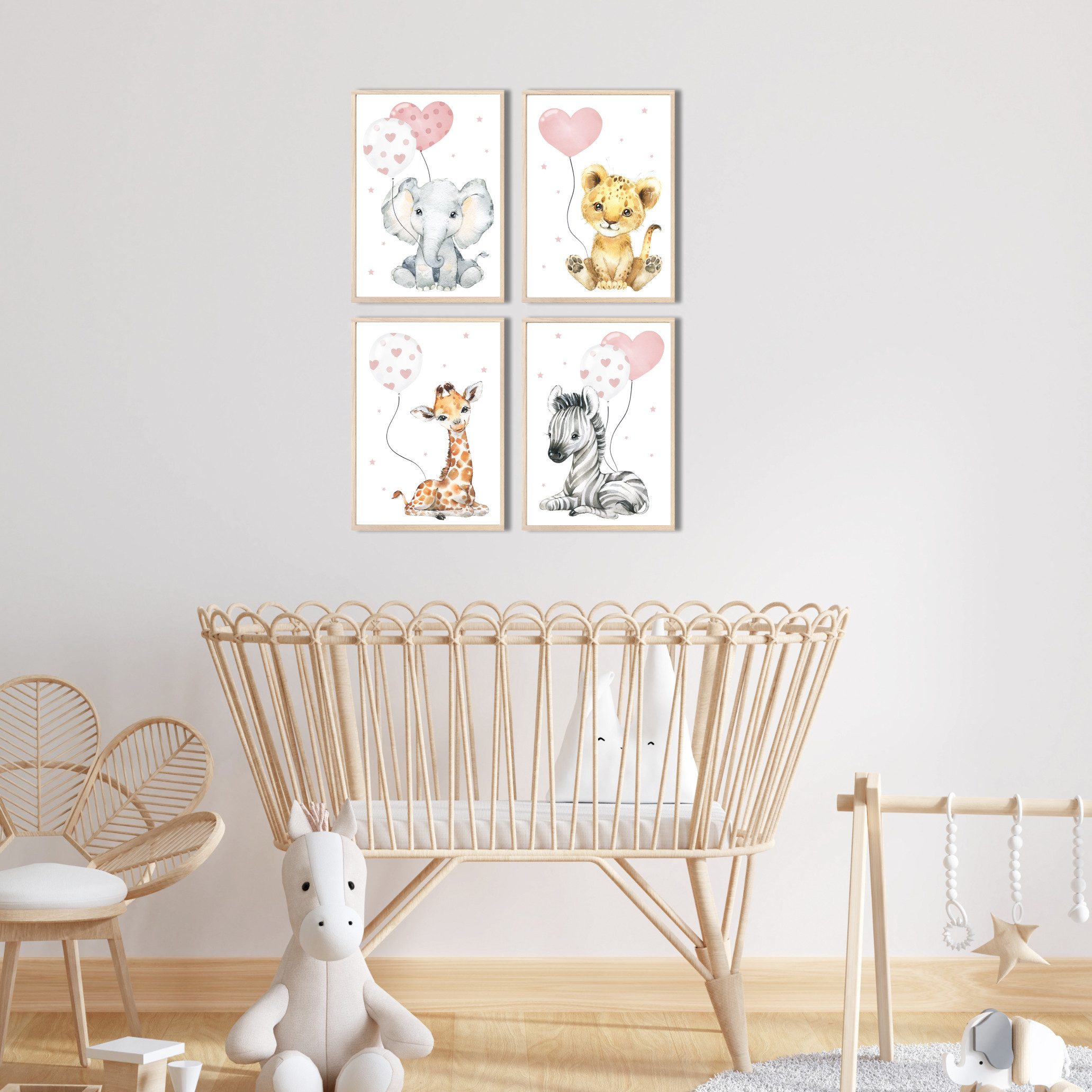 MeinBaby123® Poster Bilder Kinderzimmer, Tiere Poster günstig online kaufen