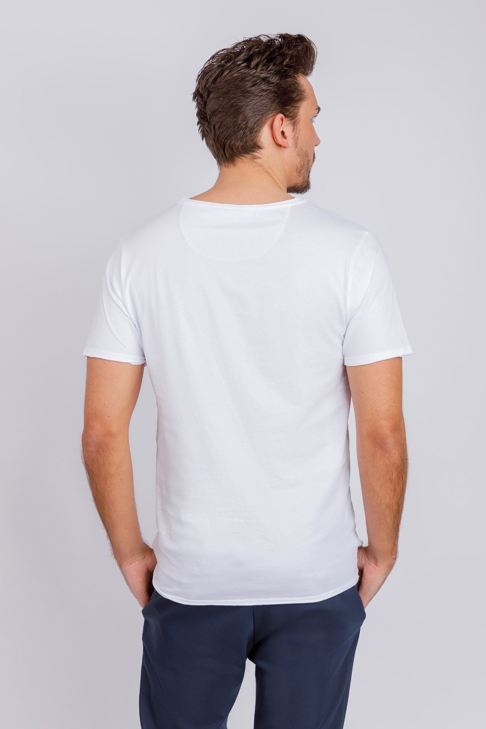 Kendrick Weiß (1-tlg) T-Shirt (60) Drykorn