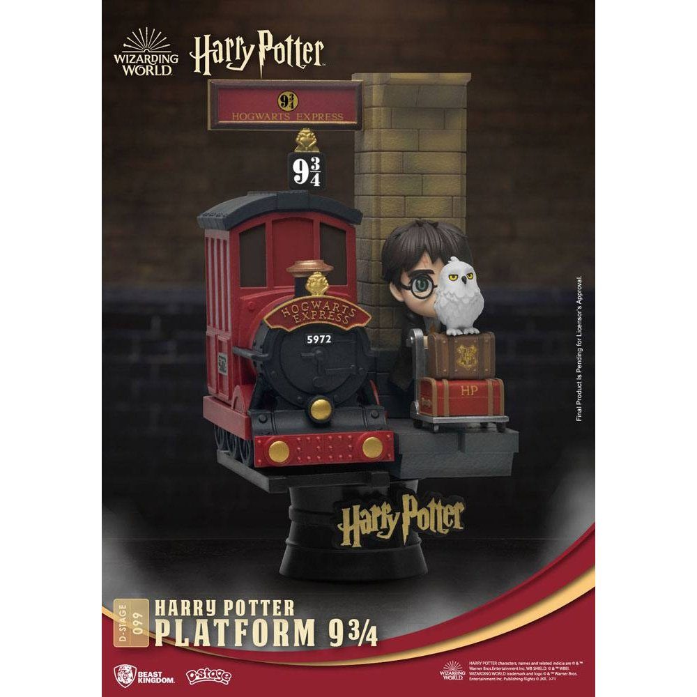 Gleis Diorama Actionfigur 3/4 Beast Kingdom - D-Stage Toys Harry Potter 9 (15cm)