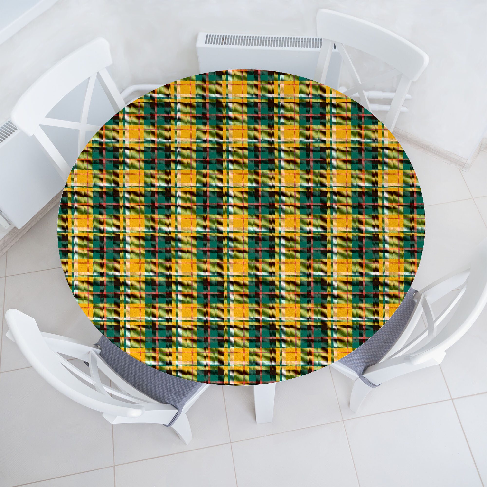 Abakuhaus Tischdecke Rundum-elastische Stofftischdecke, Schottischer Tartan günstig online kaufen