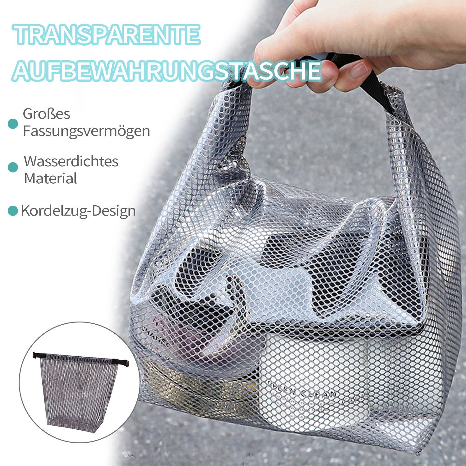 Refttenw Strandtasche Wasserdichte Tragetasche Duschtasche mit günstig online kaufen