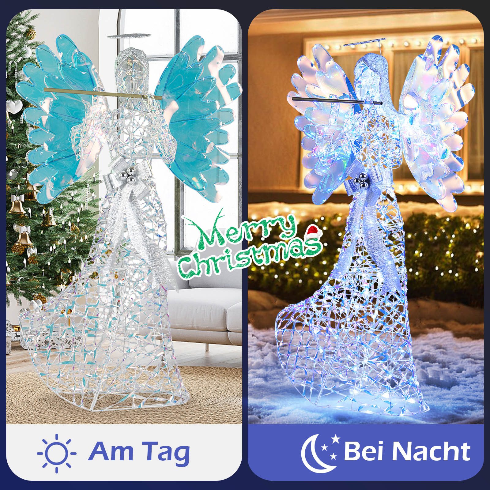 COSTWAY Weihnachtsfigur (1 St), LED Weihnachtsdeko, günstig online kaufen