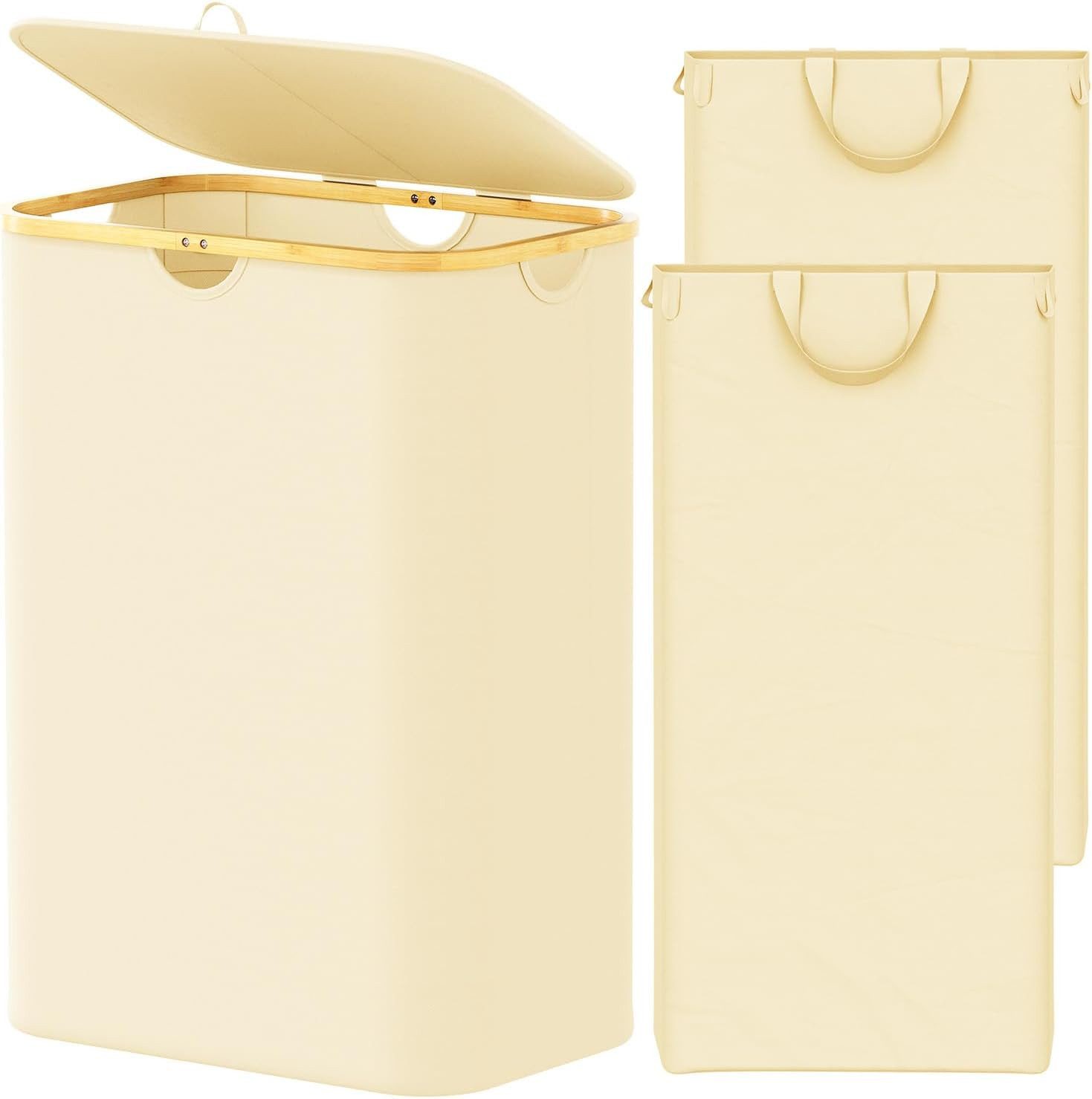 SpaceAid Wäschekorb mit Deckel (160L)