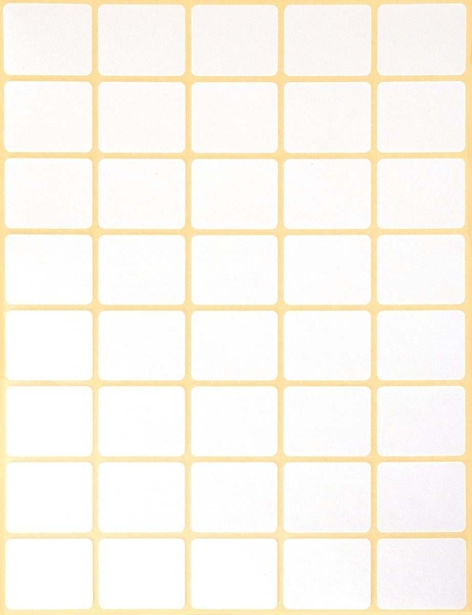 Etiketten Etiketten 22x18mm VE=1200 Stück weiß