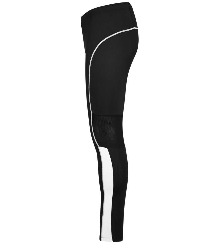 James & Nicholson Laufhose Vielseitige Herren Laufhose Running Tights JN480 Atmungsaktive Mesheinsätze