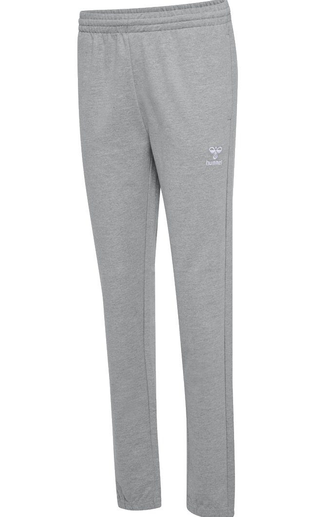 hummel Sweatpants Freizeithose hmlGO 2.0 (weicher Sweatstoff) lang grau Damen