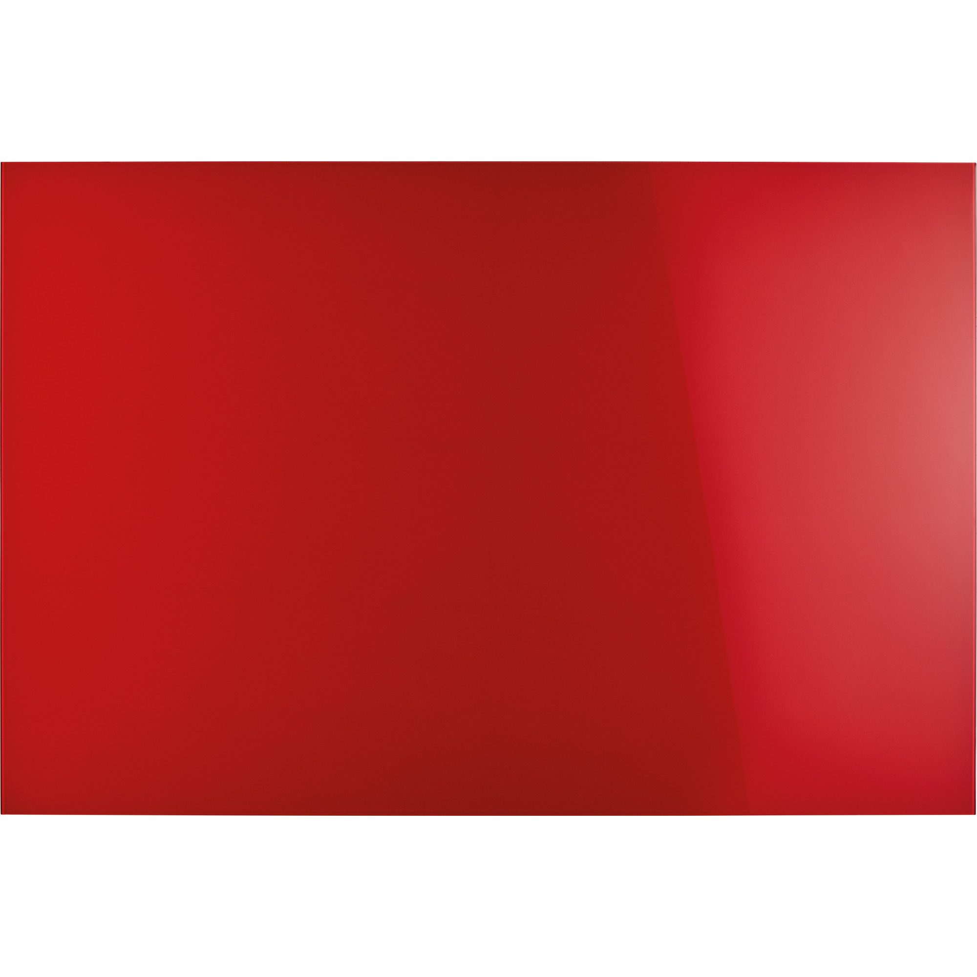 magnetoplan® Wandtafel Design-Glasboards magnetisch 120x90cm rot