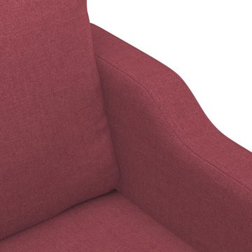 vidaXL Sofa Sessel Weinrot 60 cm Stoff