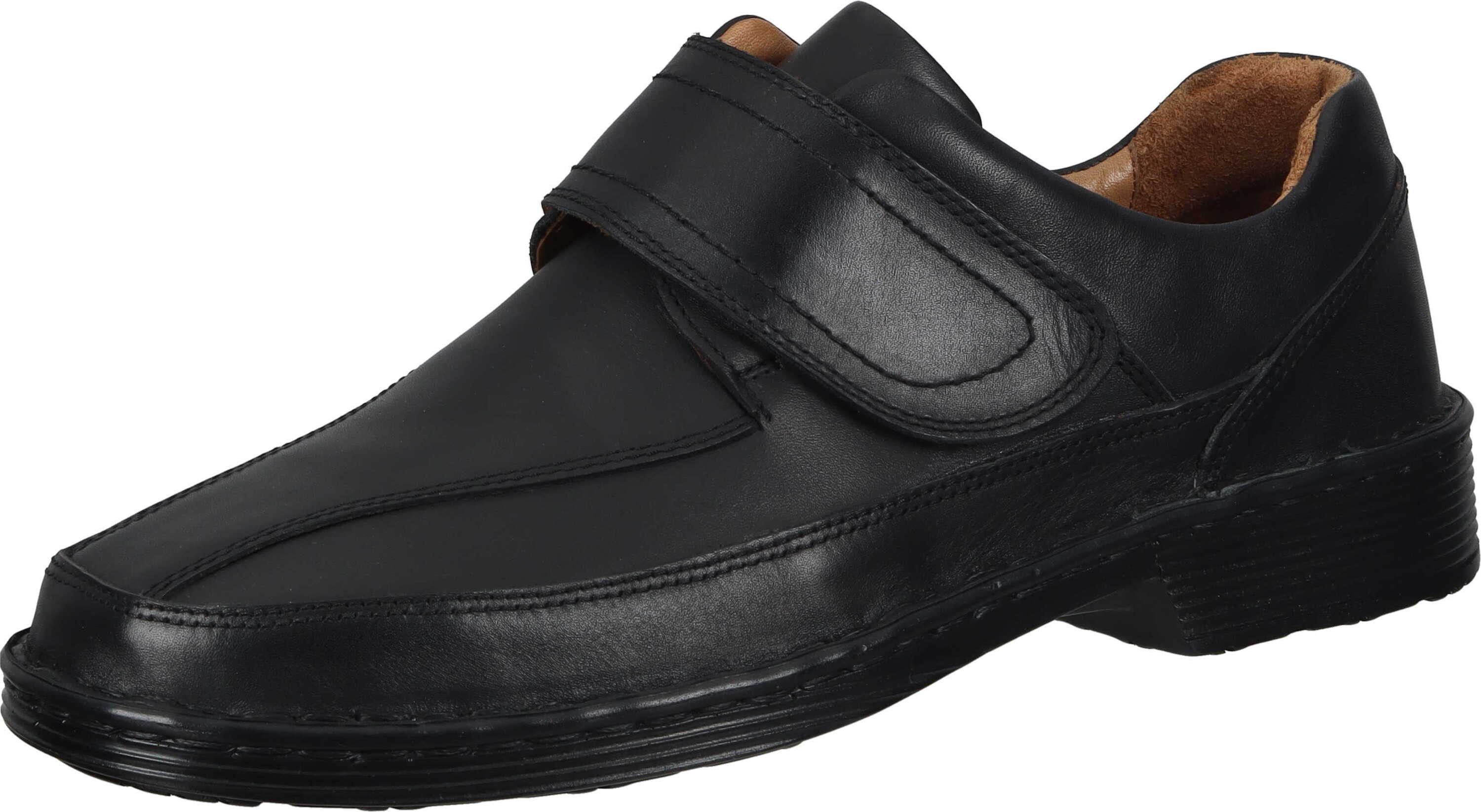 Comfortabel Klettschuhe Slipper aus echtem Leder