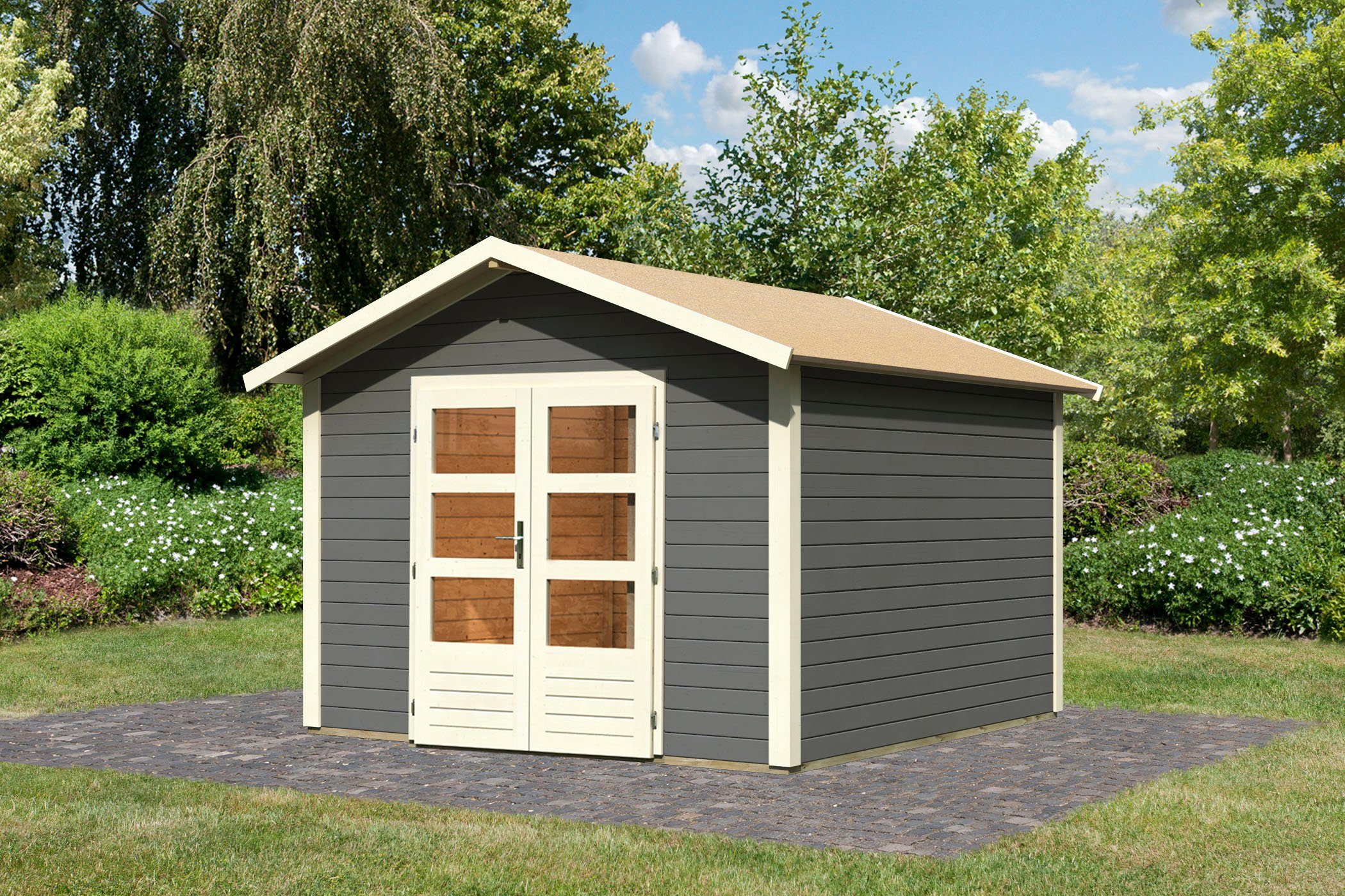 Karibu Gartenhaus Talkau 8, BxT: 330x330 cm