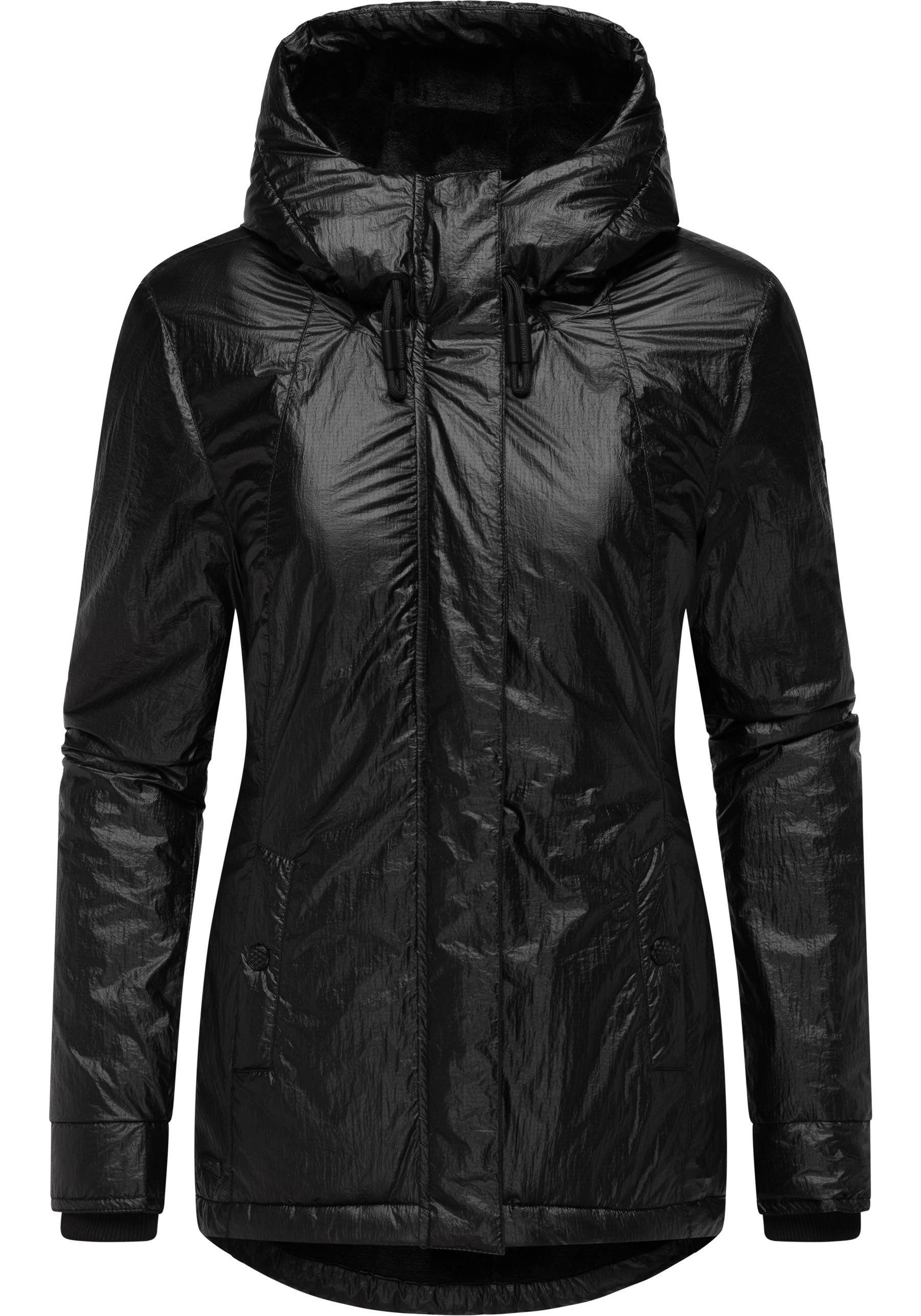 Ragwear Winterjacke Monadde Bling Glänzende warme Jacke mit Kapuze günstig online kaufen