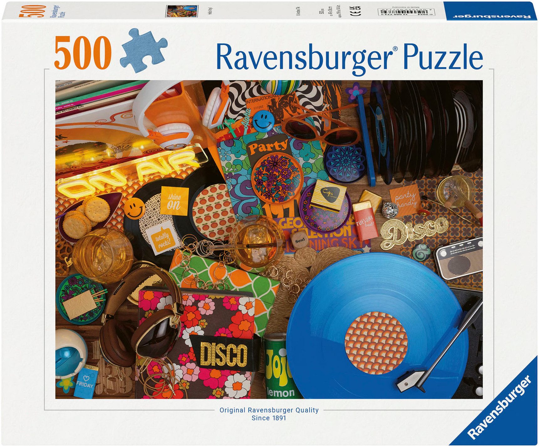 Ravensburger Puzzle Hallo Vinyl!, 500 Puzzleteile, Made in Germany günstig online kaufen