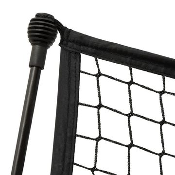 vidaXL Fußballtor Multisport-Übungsnetz Baseball Softball 341x106,5x216 cm Metall