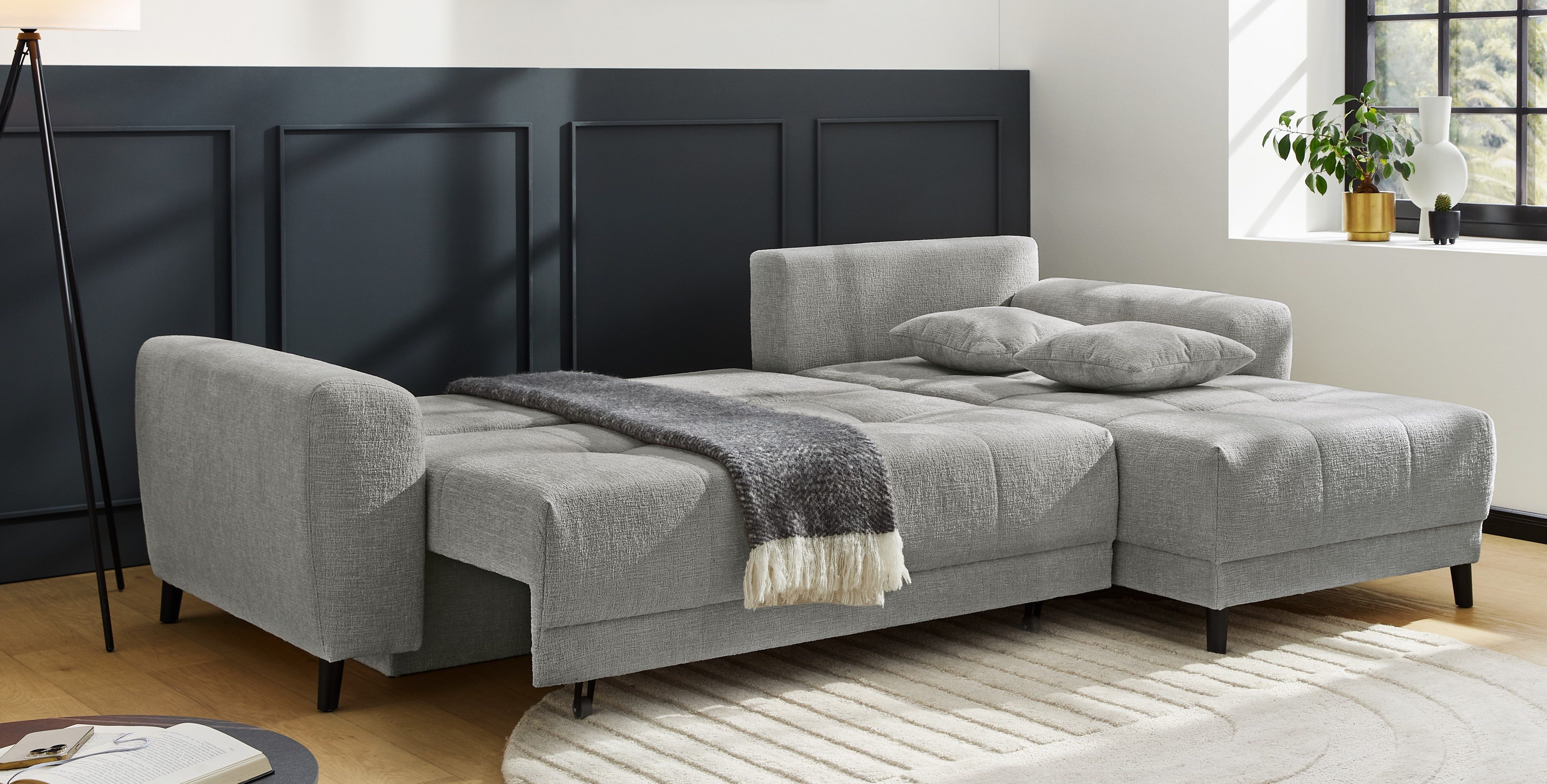 Jockenhöfer Gruppe Ecksofa Beverly, inklusive Bettfunktion, Stauraum / Bett günstig online kaufen