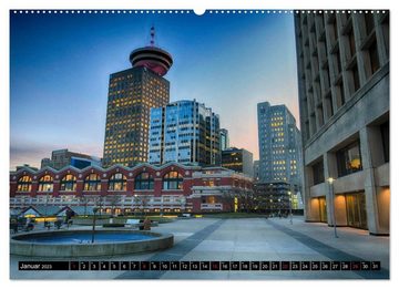 CALVENDO Wandkalender Vancouver - Vancouver Island - Seattle (Premium, hochwertiger DIN A2 Wandkalender 2023, Kunstdruck in Hochglanz)