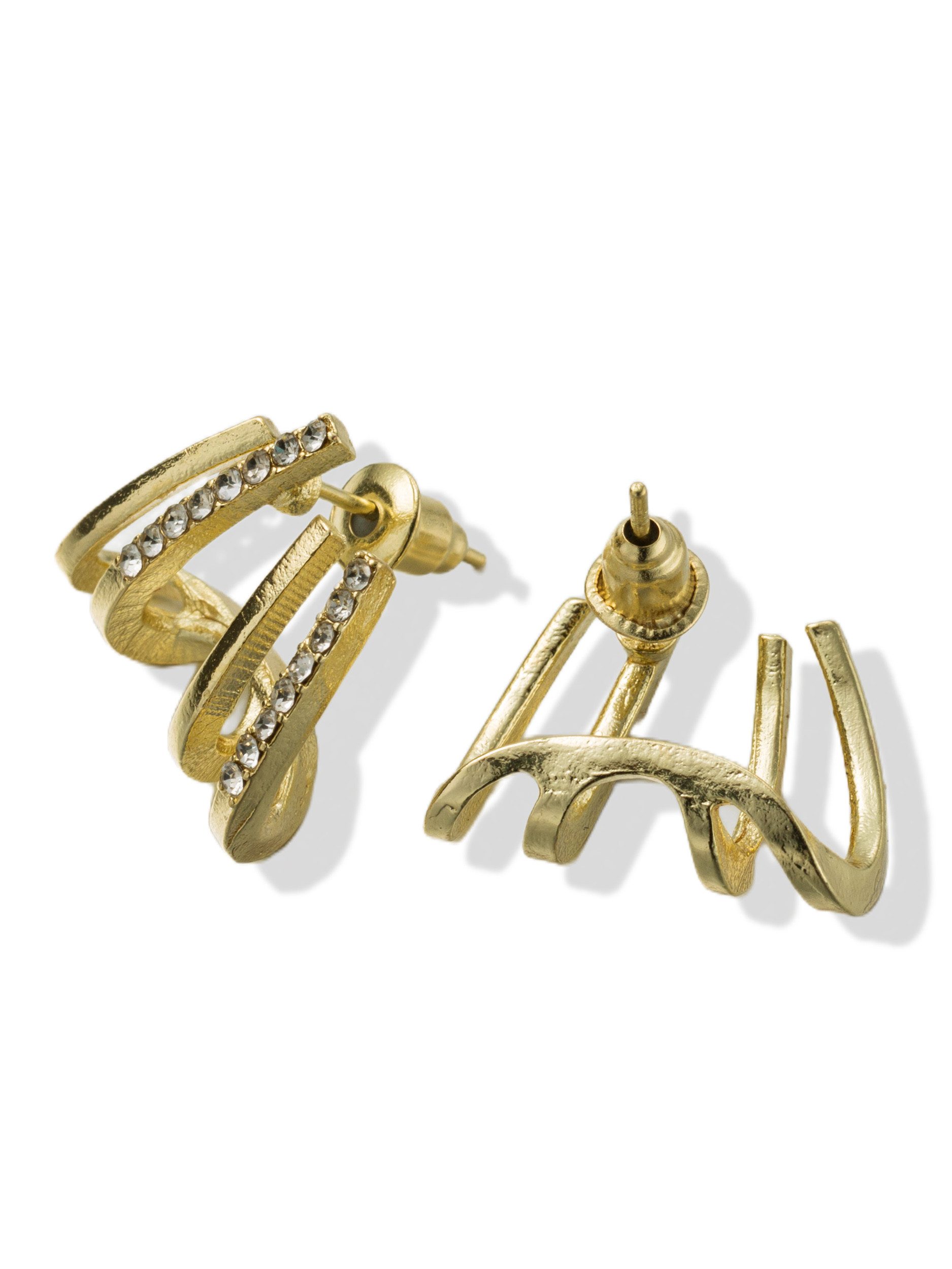 Aniston JEWELRY & WATCHES Paar Ohrstecker Schmuck Geschenk Kupfer Ohrschmuck Ohrringe Ohrklemmen-Optik, Made in Germany - mit Zirkonia (synth)