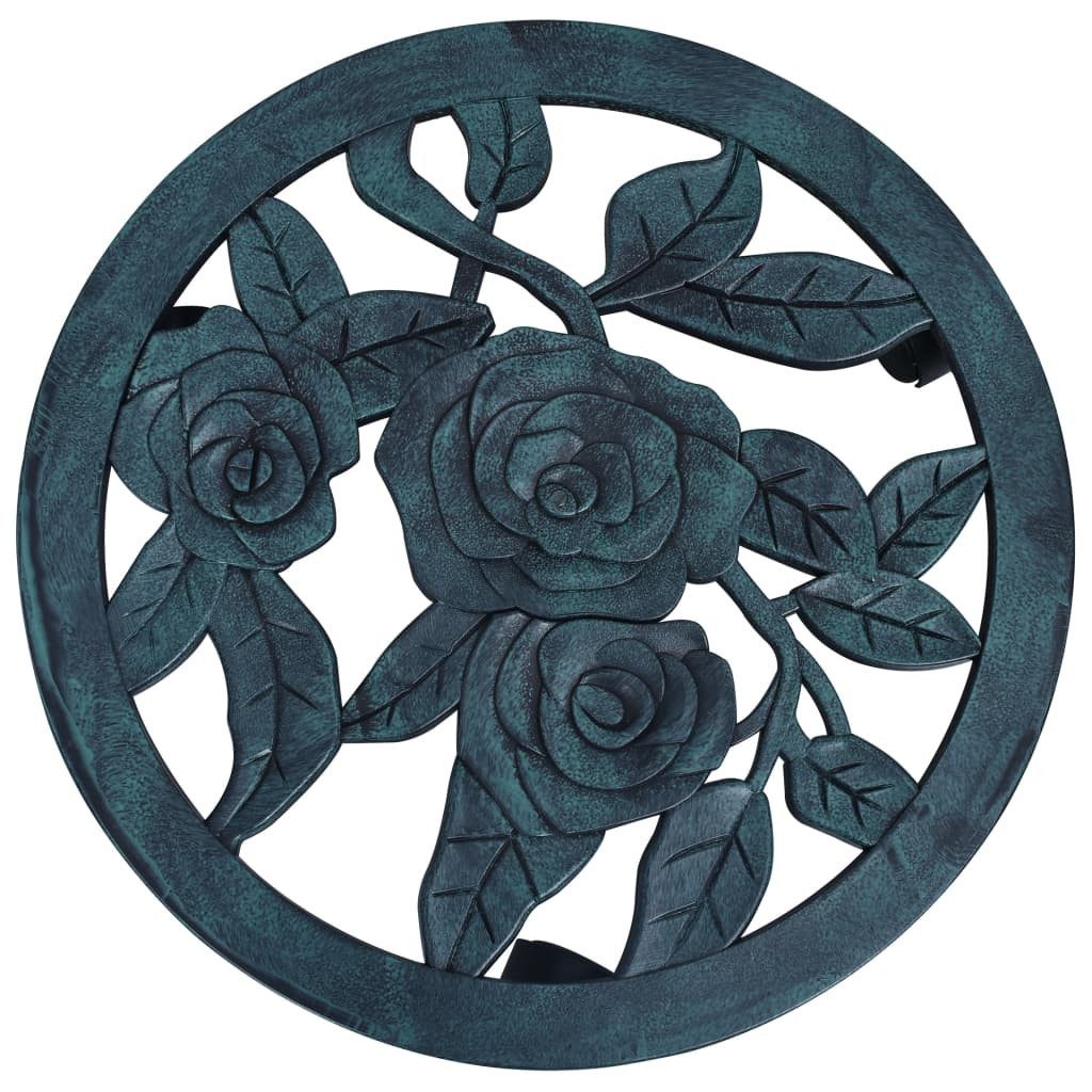 vidaXL Blumenständer Pflanzenroller 6 Stk. Grün 38 cm Kunststoff (6 St)