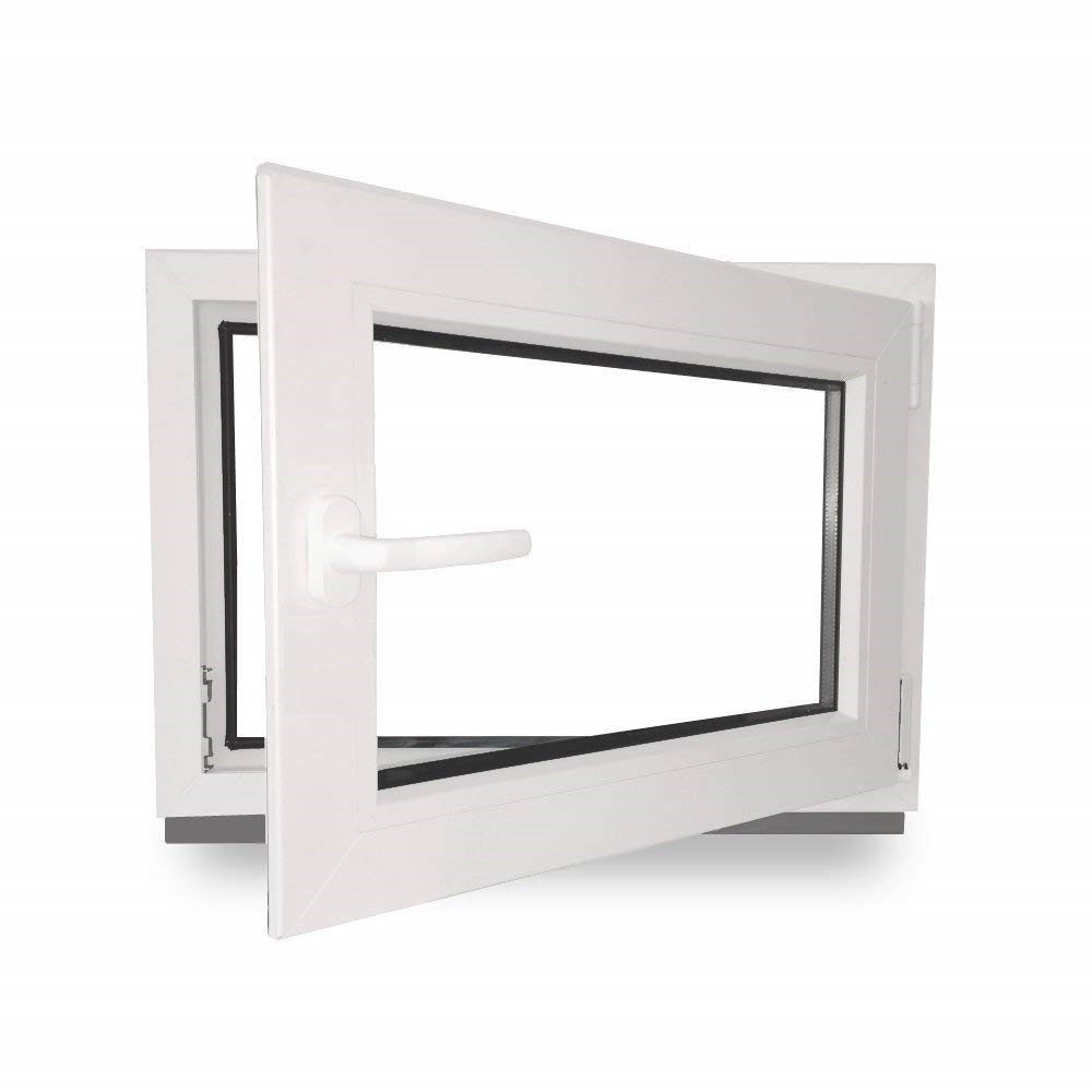 JeCo Fenster Kellerfenster Kunststoff innen weiß günstig online kaufen