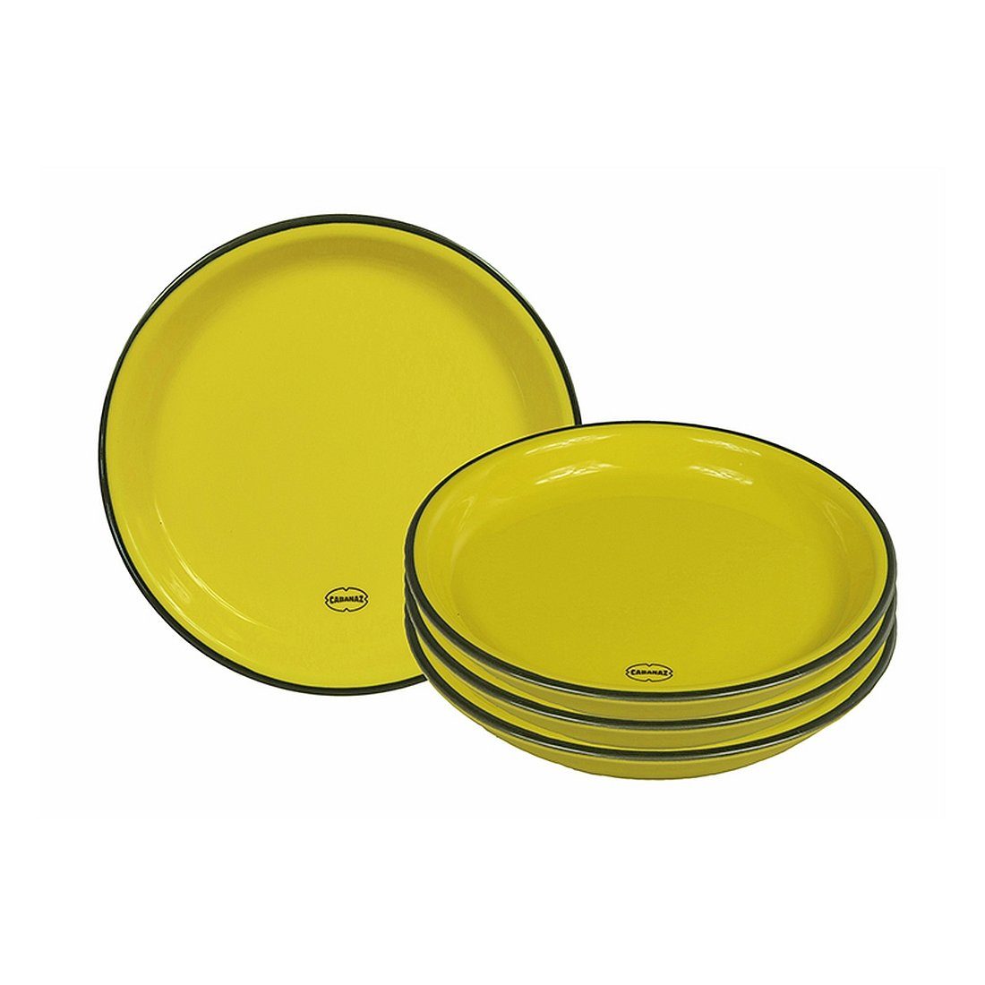 Capventure Teller Dessertteller Kuchenteller Kleiner Teller 4'er Set Ø15,6cm Keramik