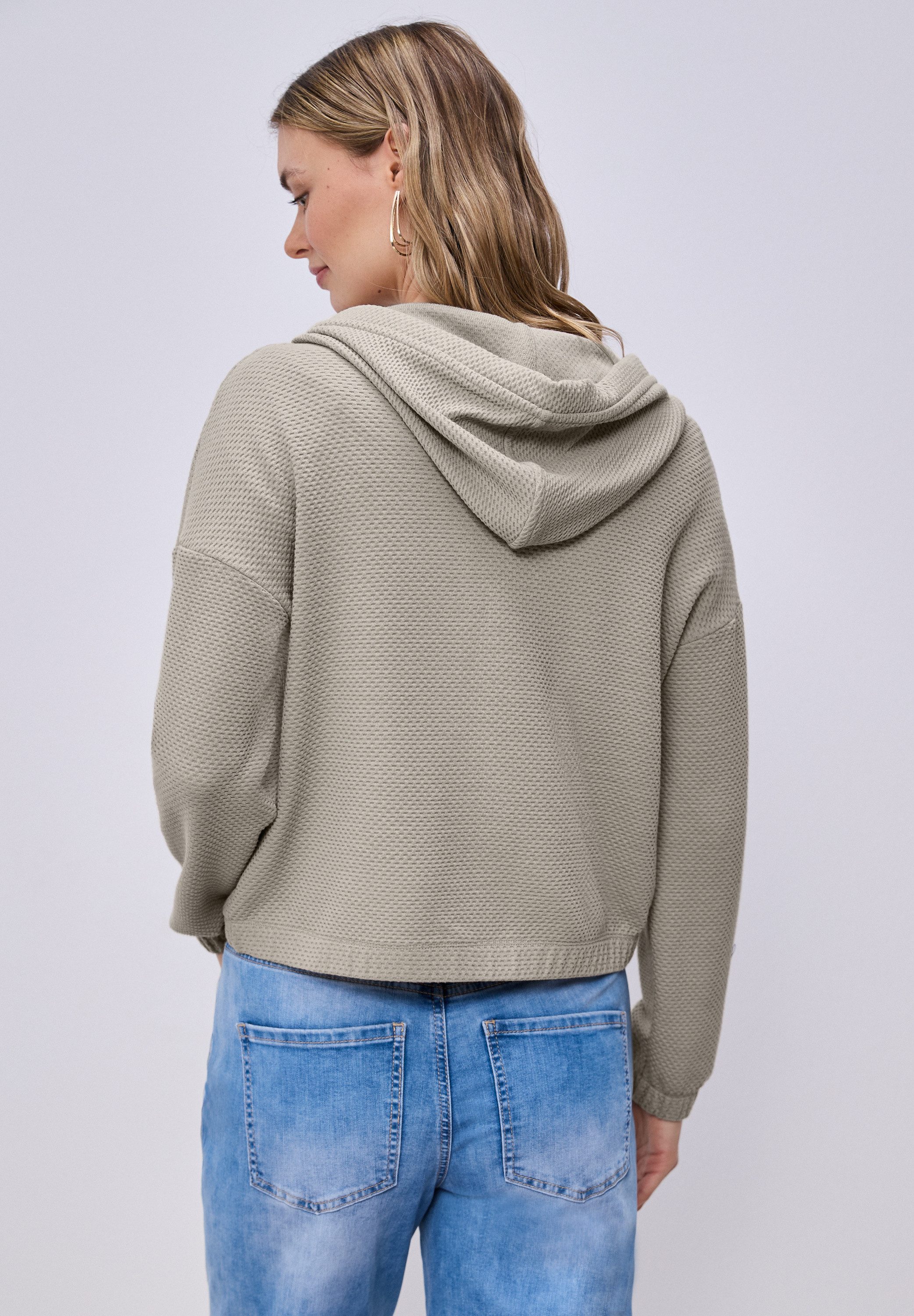 STREET ONE Sweatjacke mit Kapuze