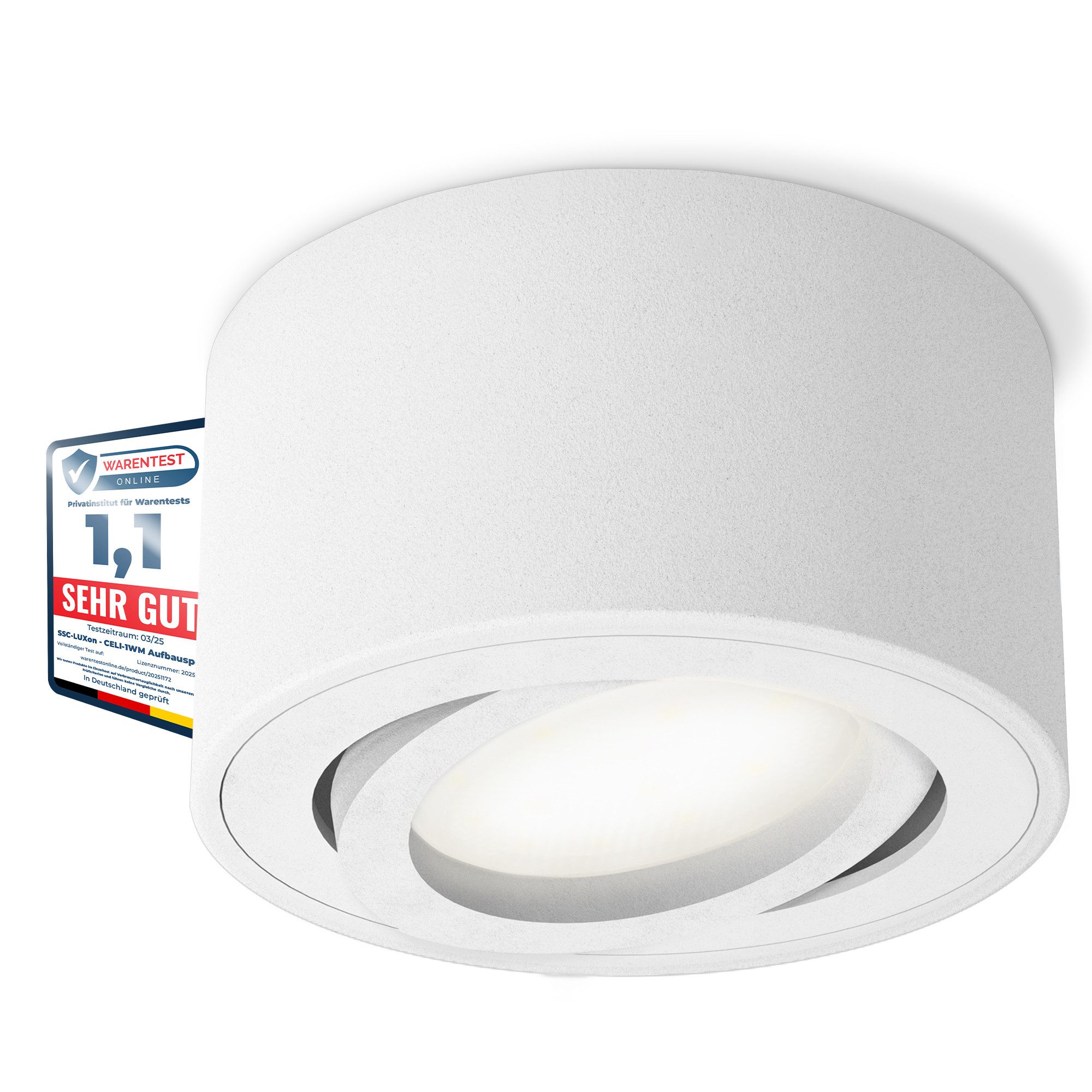 SSC-LUXon LED Aufbaustrahler CELI-1WM Aufbauspot flach günstig online kaufen