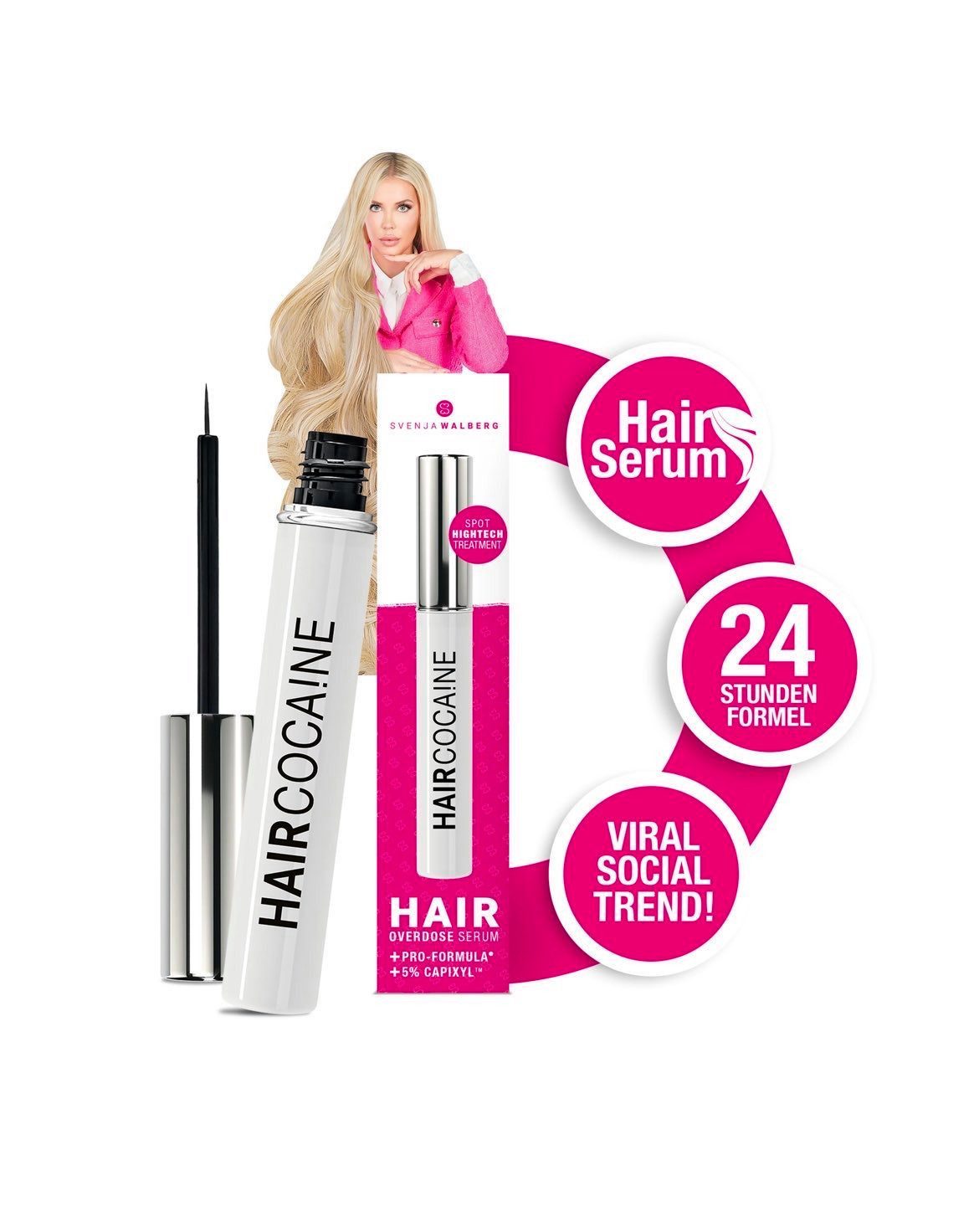 Swenja Walberg Haarserum Haircocaine Overdose Serum (5ml), Fördert Wachstum