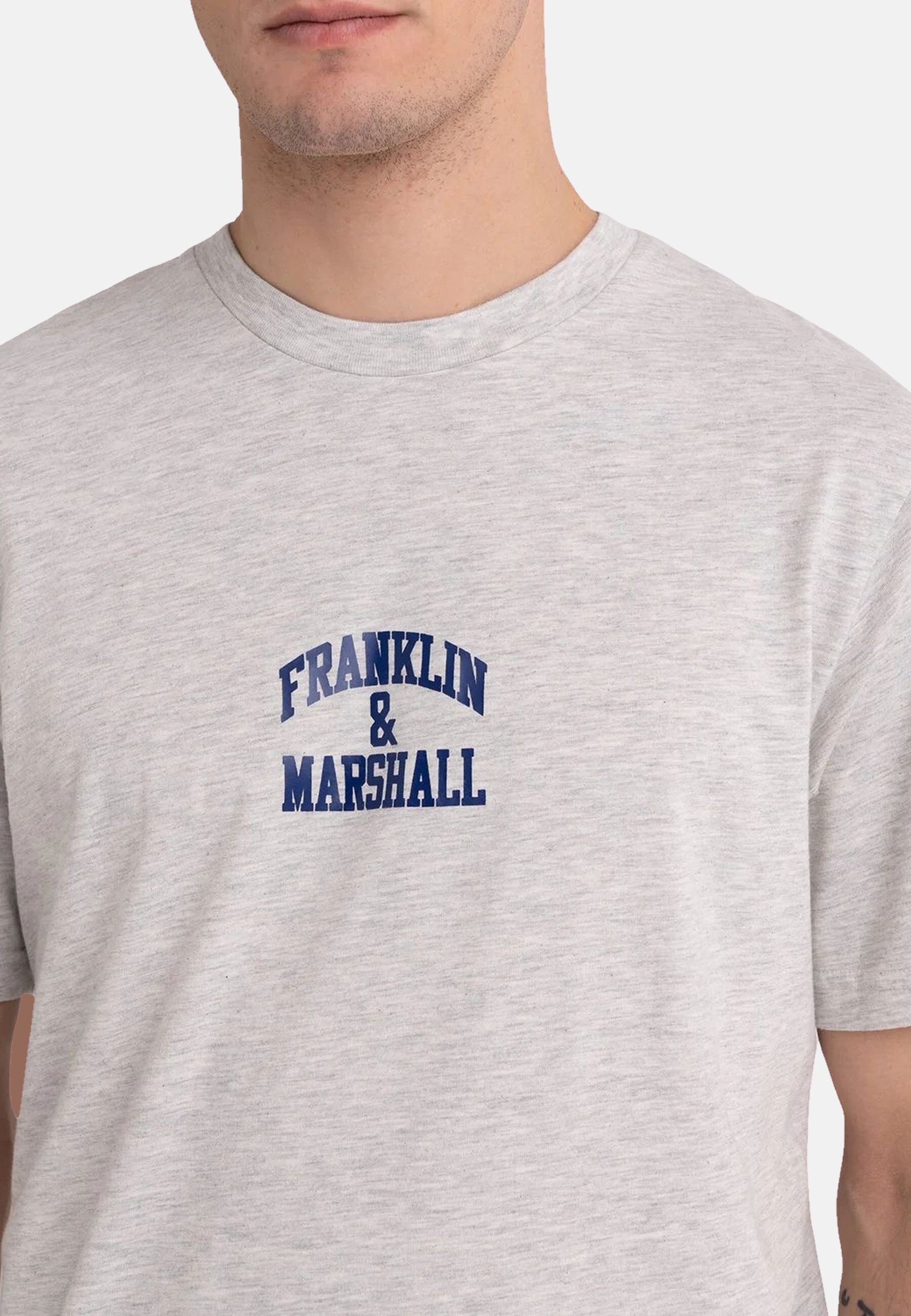 Franklin & Marshall T-Shirt Shirt Kurzarmshirt mit Rundhalsausschnitt und (1-tlg., 1)