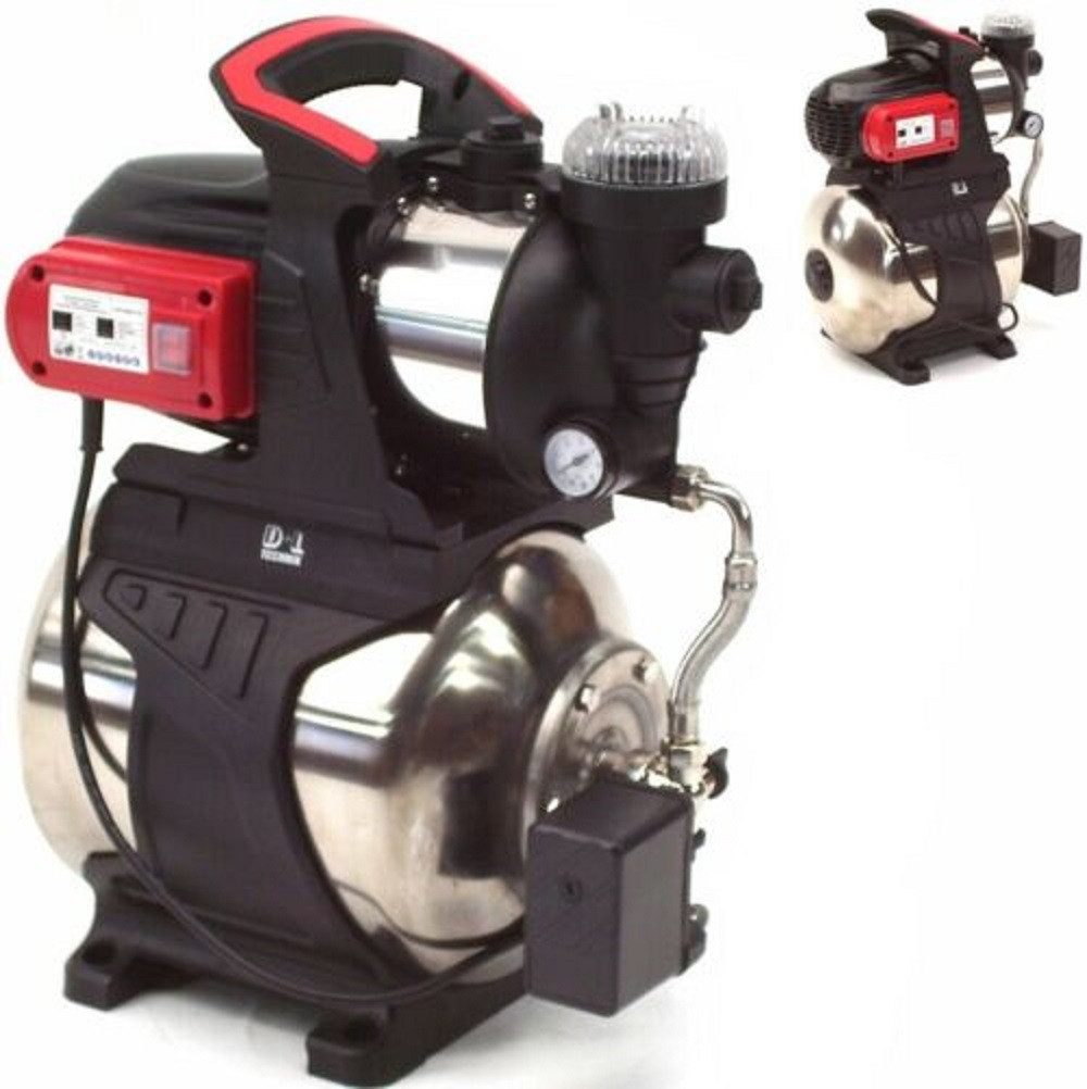 Hauswasserwerk Edelstahl Hauswasserwerk 3800L mit Vorfilter Gartenpumpe 44333